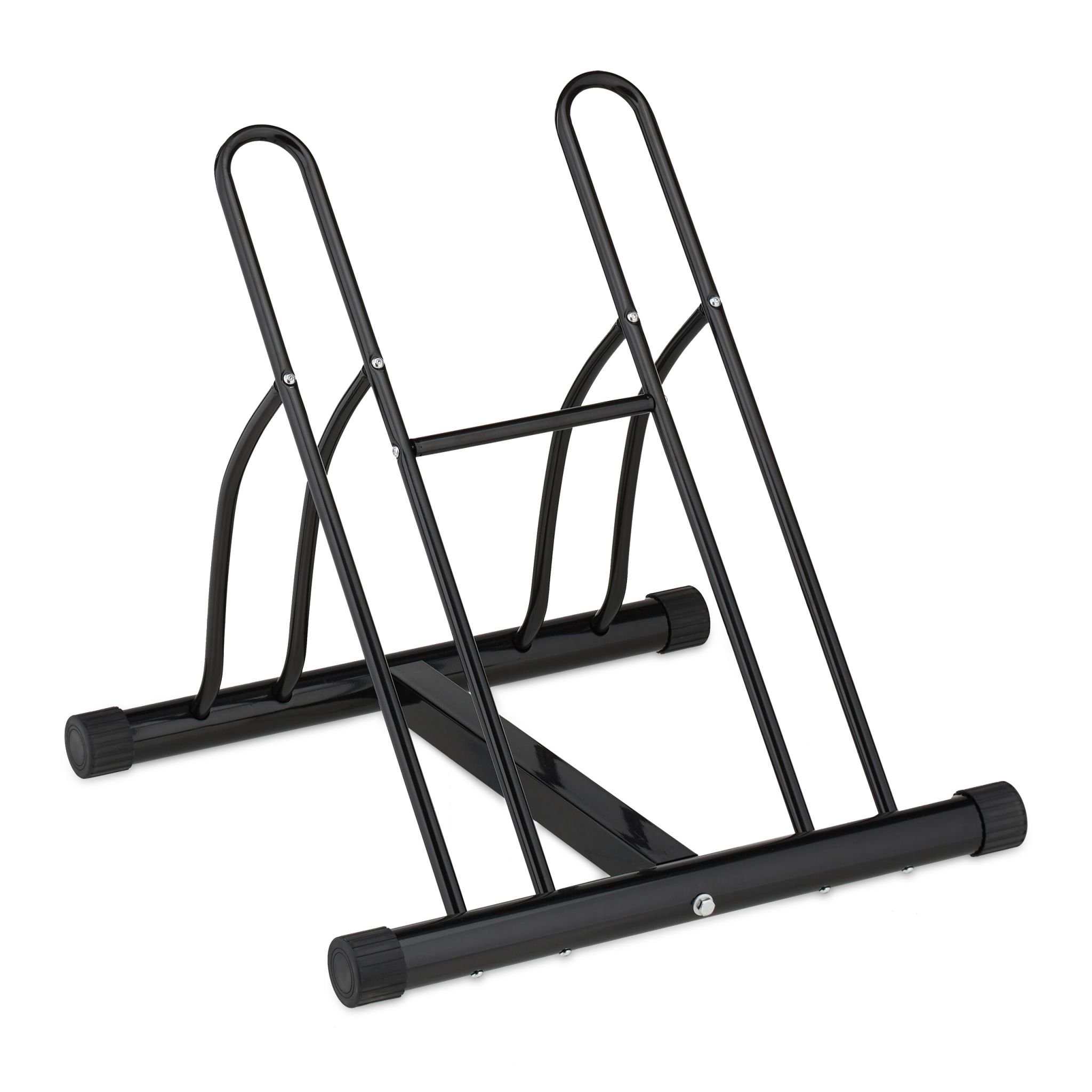Fahrradständer für 2 Fahrräder Schwarz
