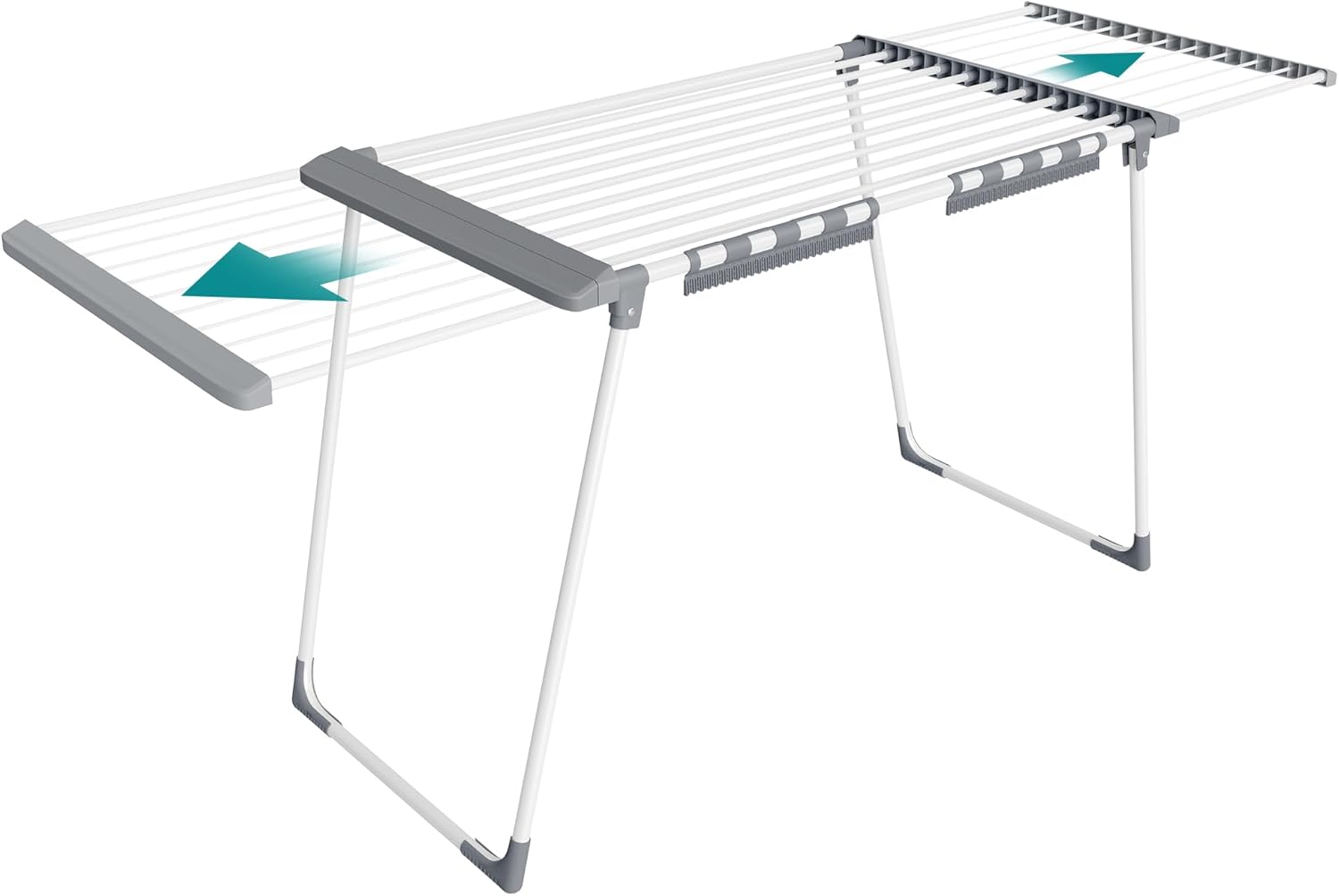 Flügelwäscheständer ausziehbar 22 m 24 kg Perlweiss