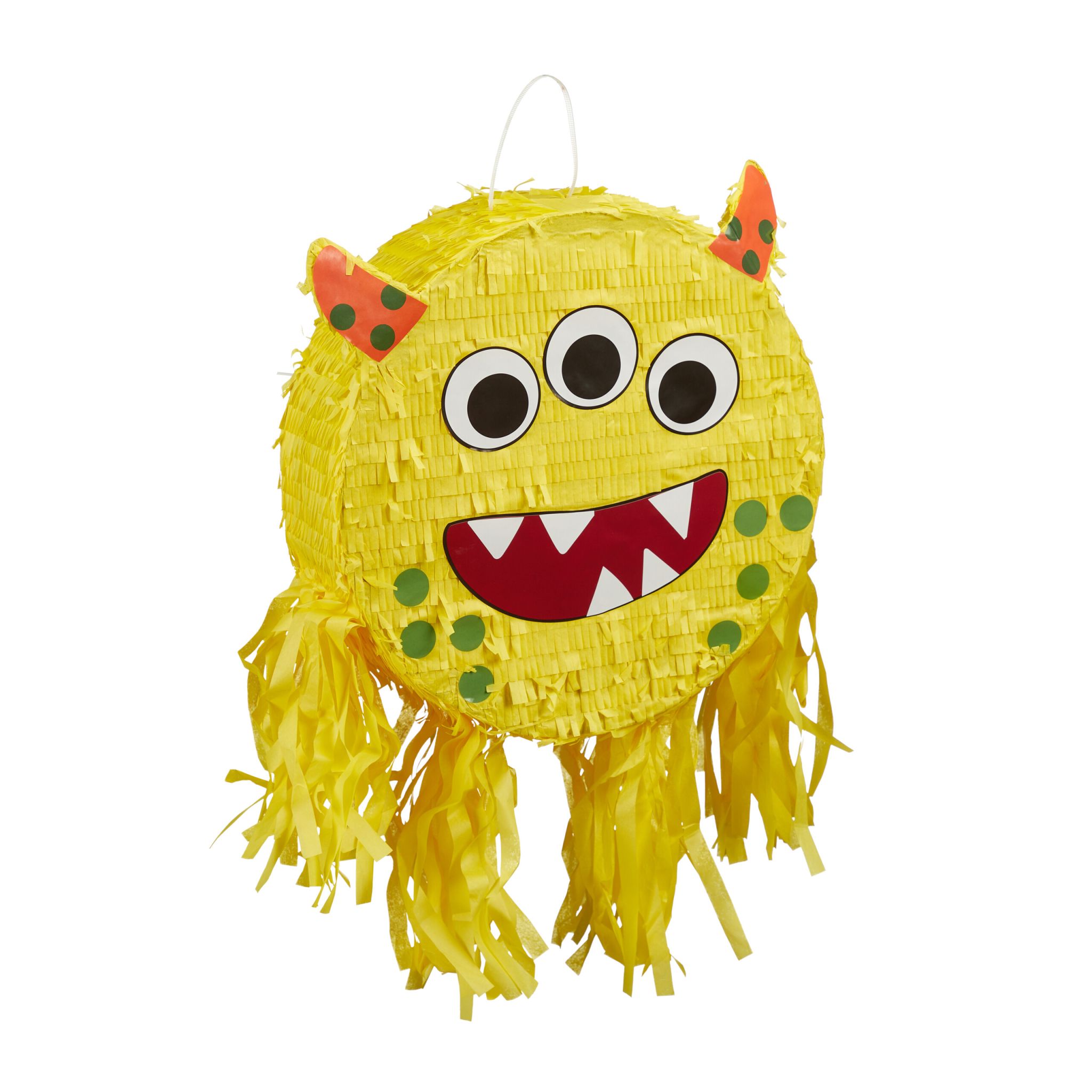 Pinata Monster Gelb-Grün-Rot