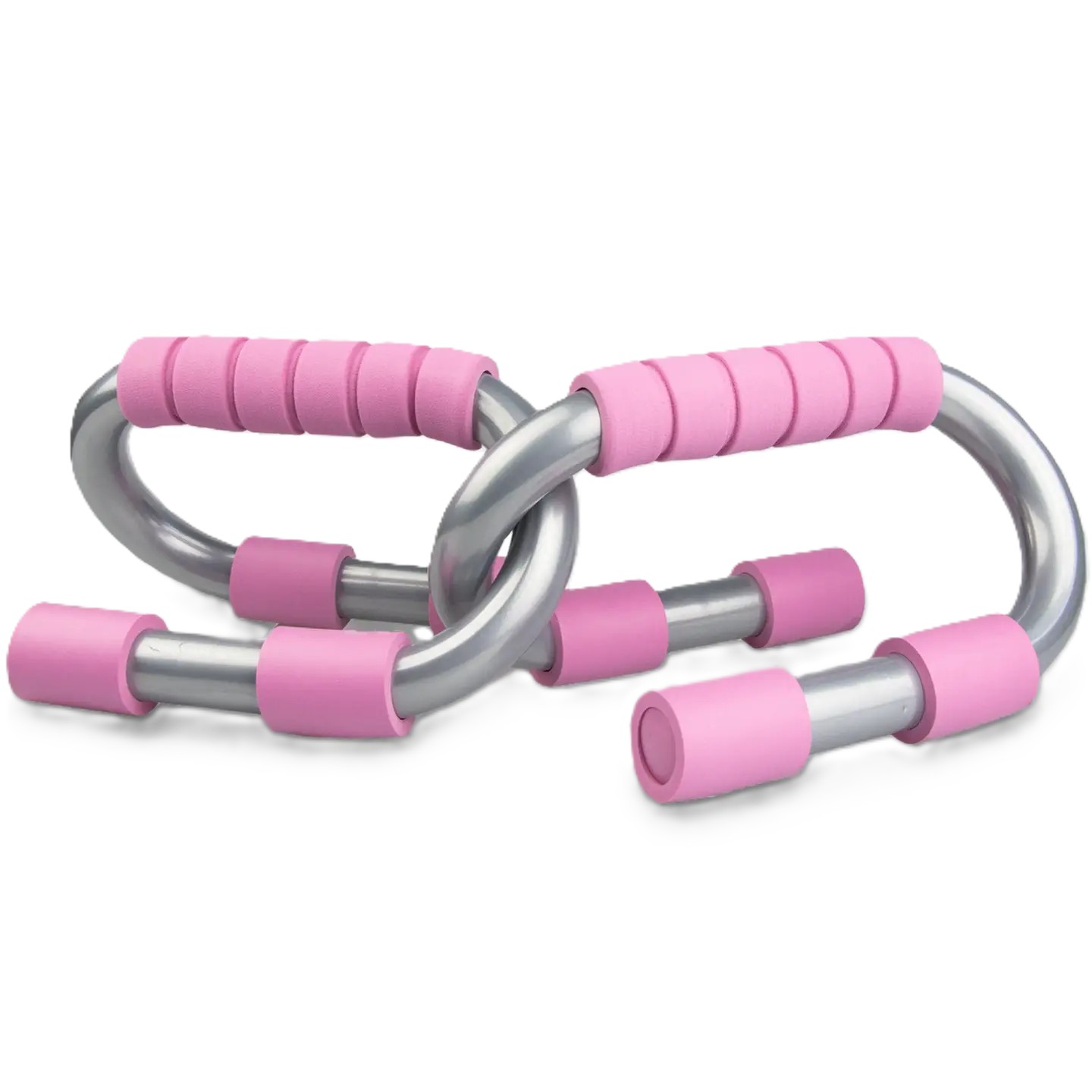 Liegestützgriffe Push-up Bars Pink