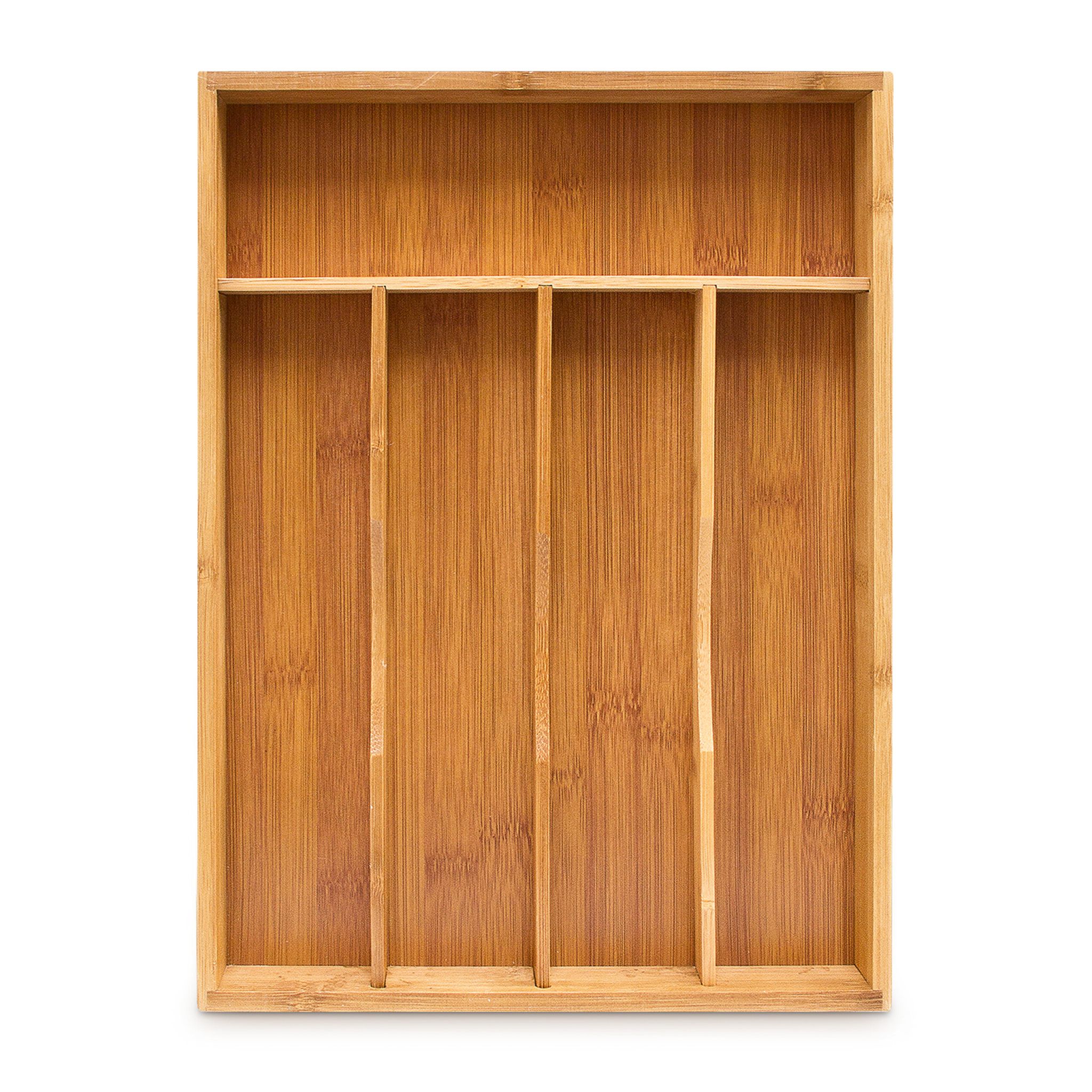 Besteckkasten Bambus 34x25x4,5cm Hellbraun
