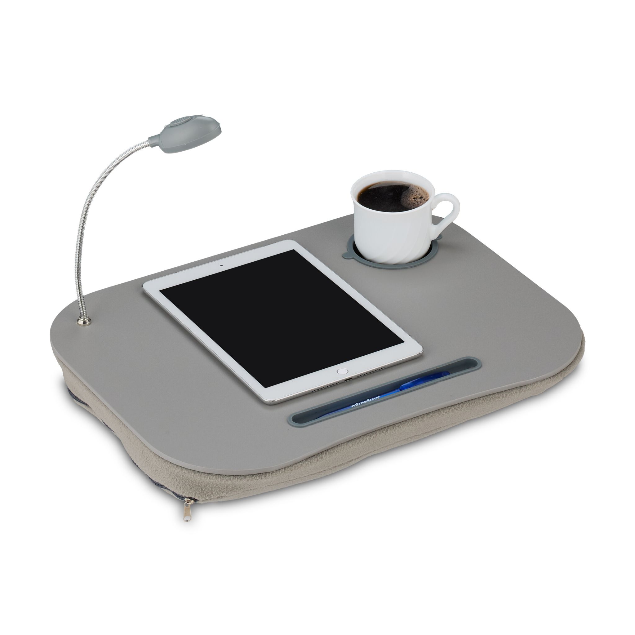 Laptopkissen mit Licht grau Grau