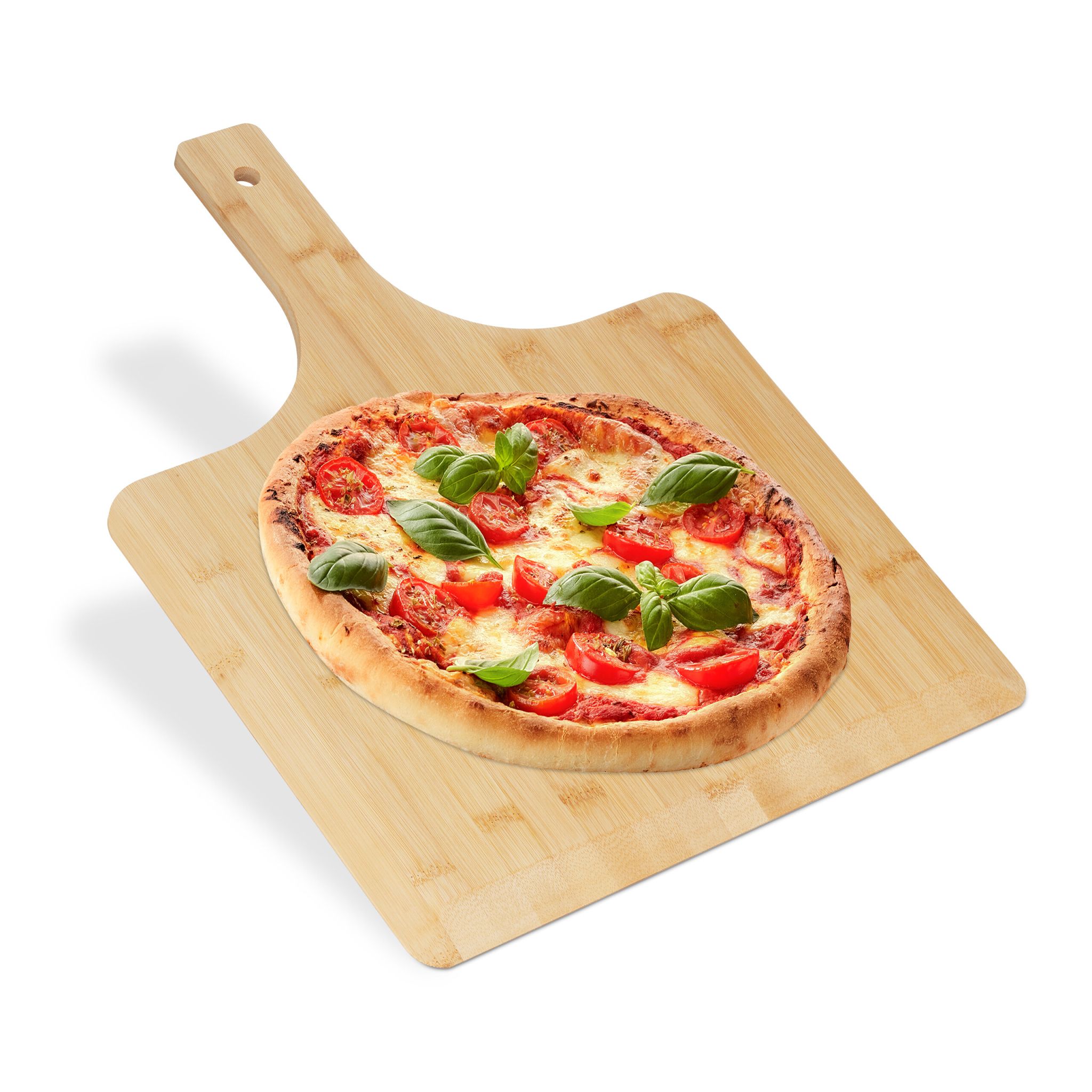 Pizzaschieber XXL Bambus Hellbraun