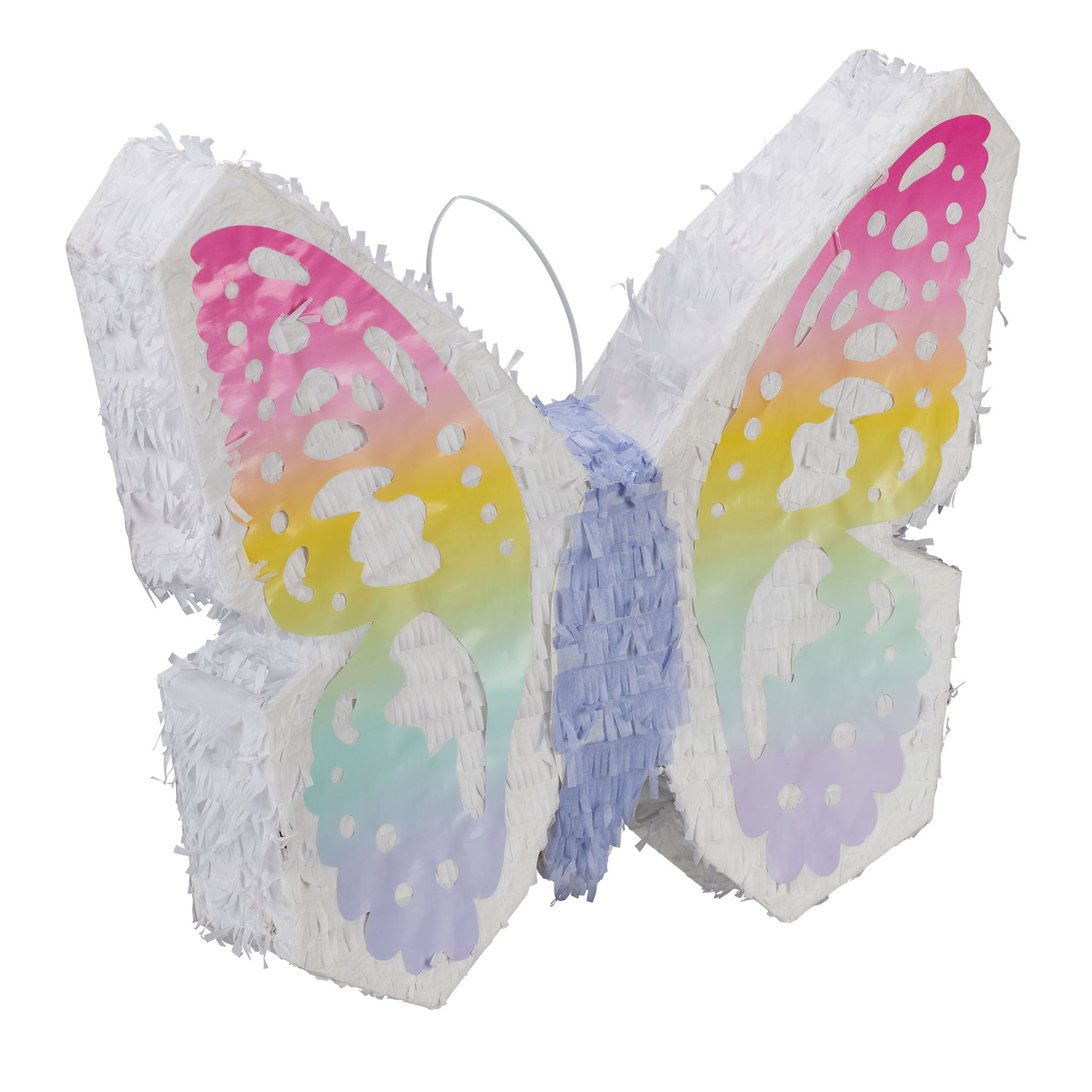 Pinata Schmetterling Weiss-Lila-Rosa