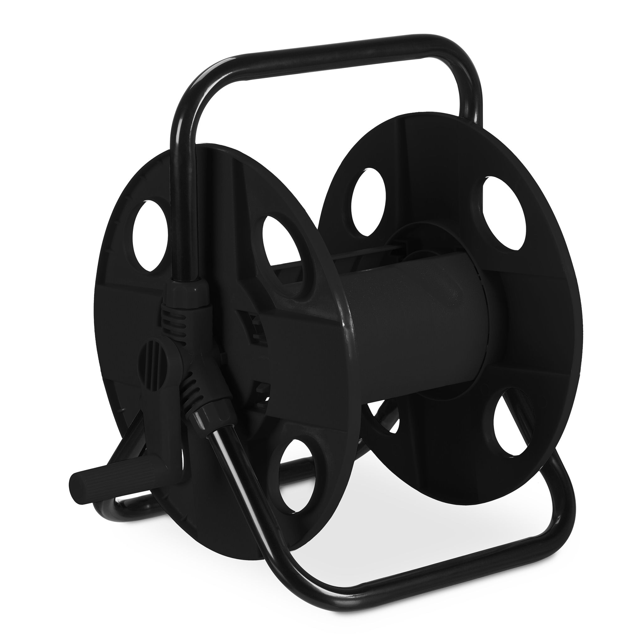 Schlauchtrommel 30 Meter 1/2 Schlauch Schwarz