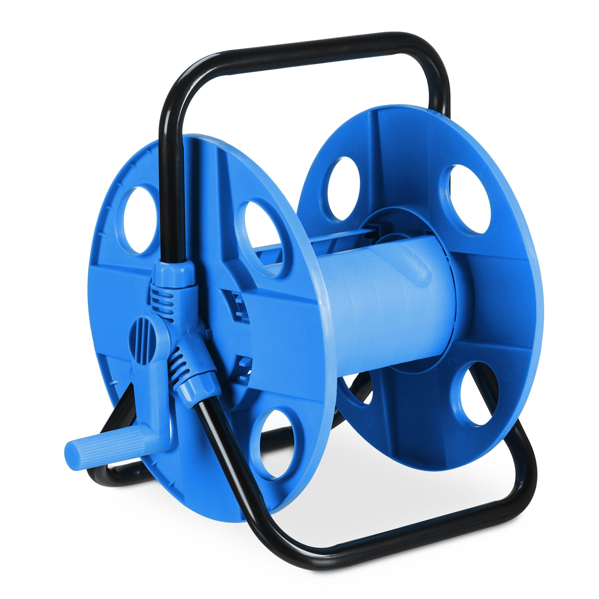 Schlauchtrommel 30 Meter 1/2 Schlauch Blau-Schwarz