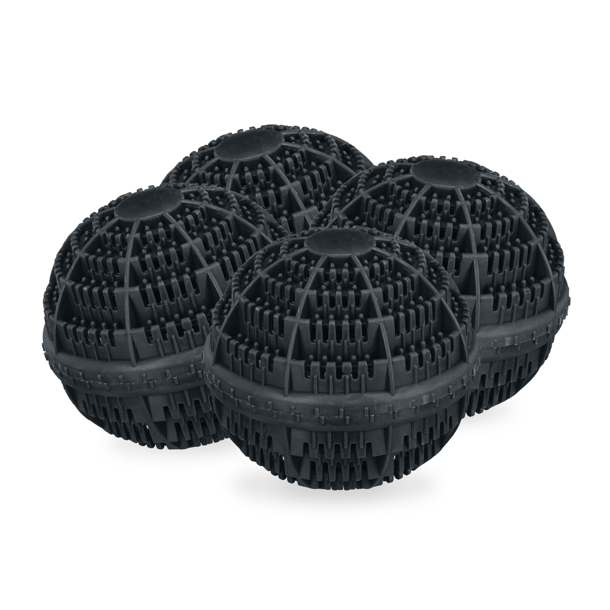 Waschball 4er-Set Schwarz