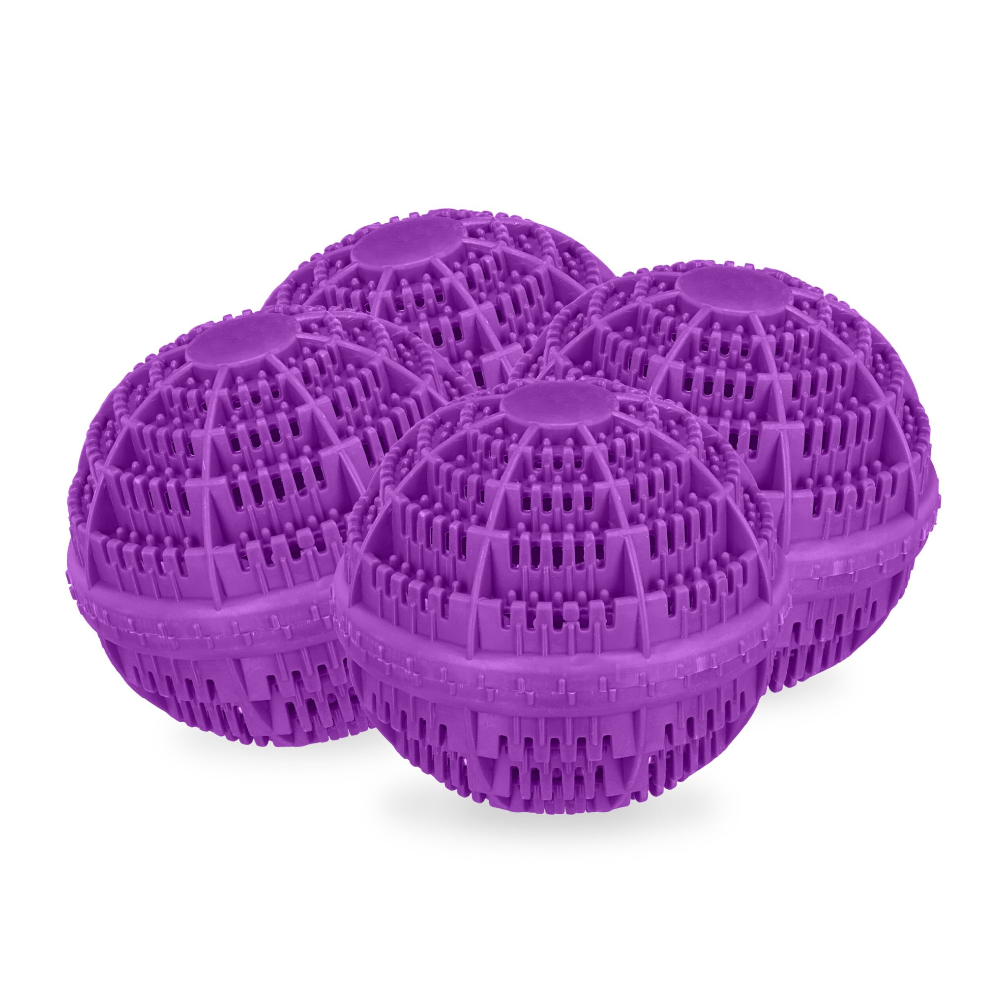 Waschball 4er-Set Lila
