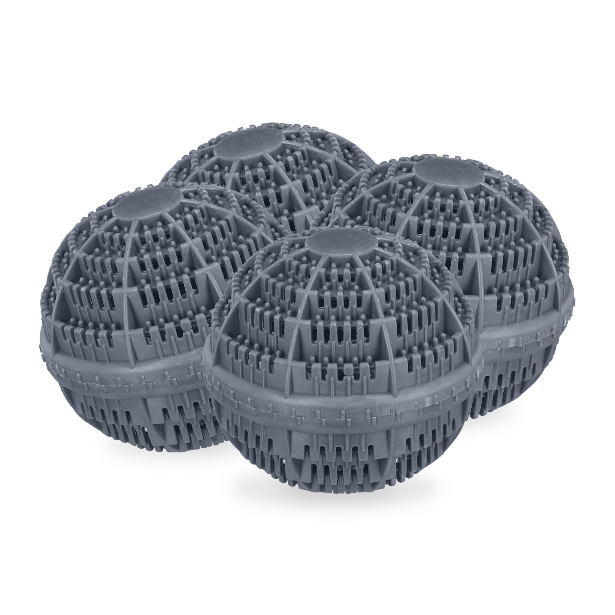 Waschball 4er-Set Grau