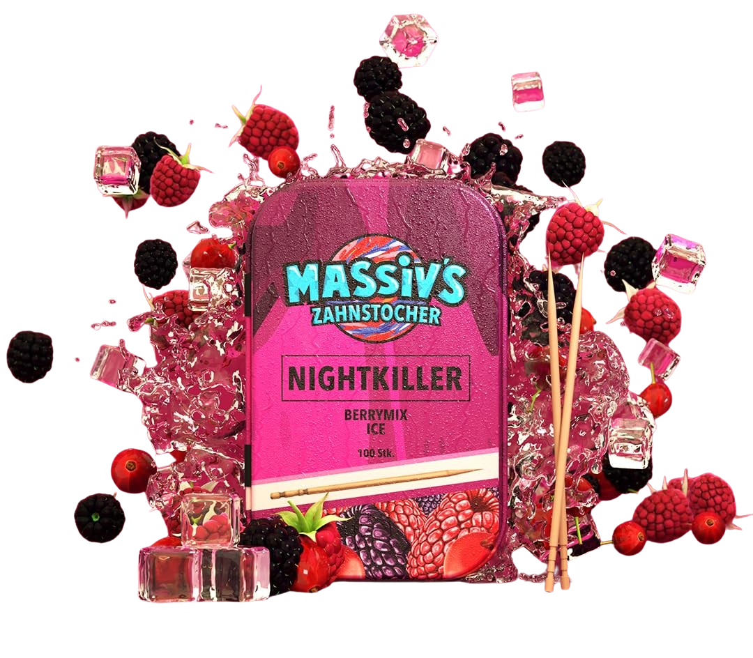 Massiv's Nightkiller Zahnstocher mit Geschmack Berrymix Ice