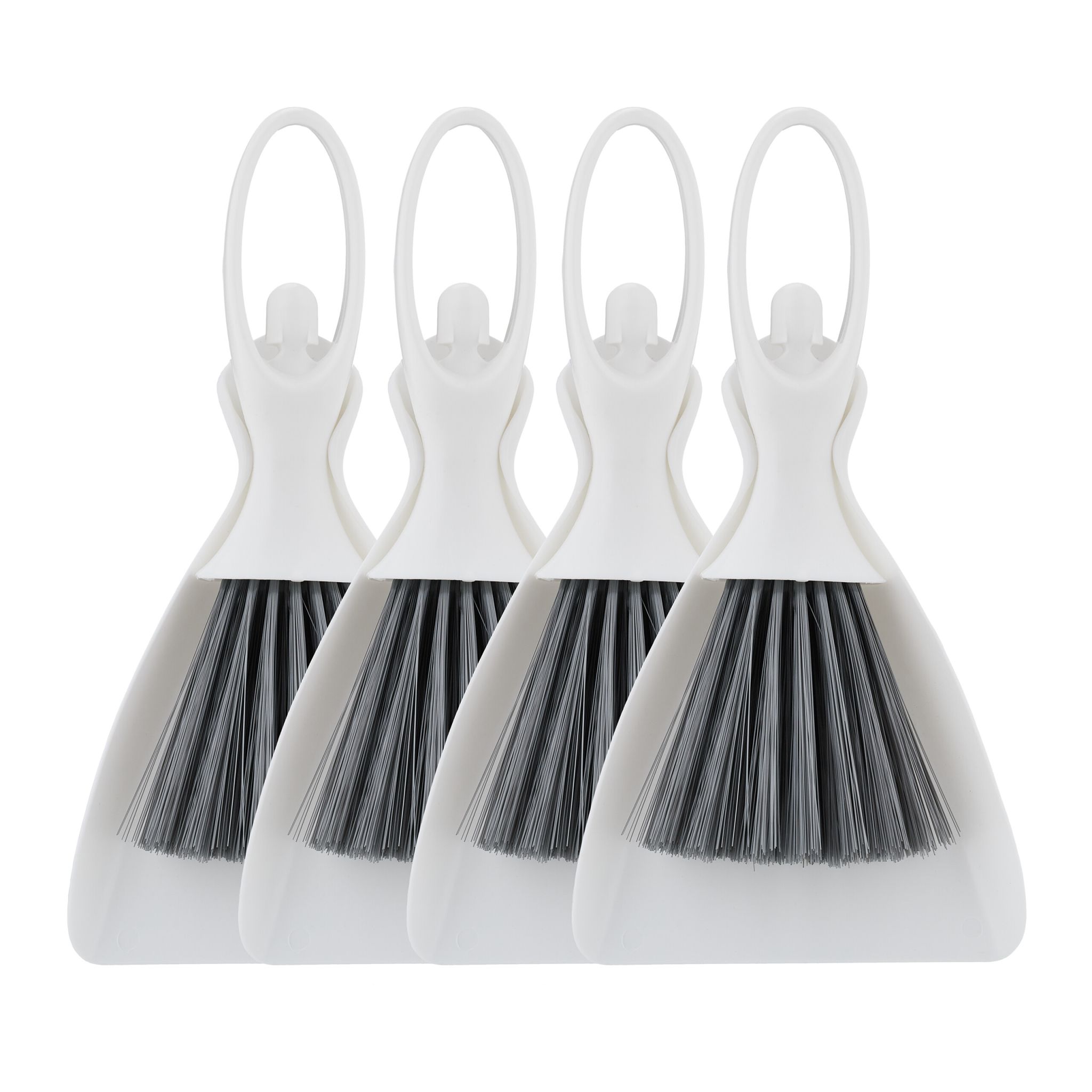 Tischkehrset Tänzerin 4er-Set Weiss-Grau