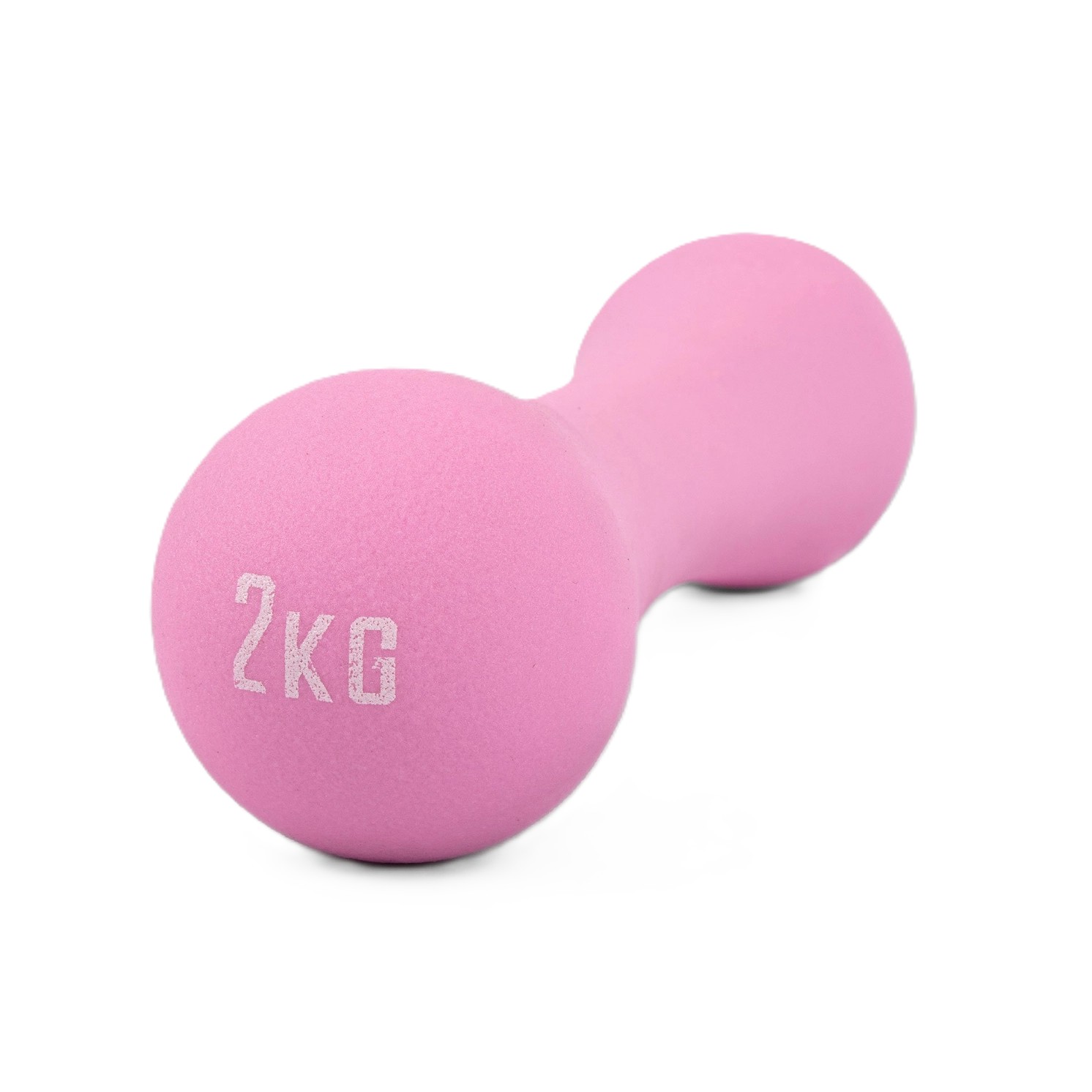 Kurzhantel 2 Kilo Mit Neopren-Beschichtung Pink