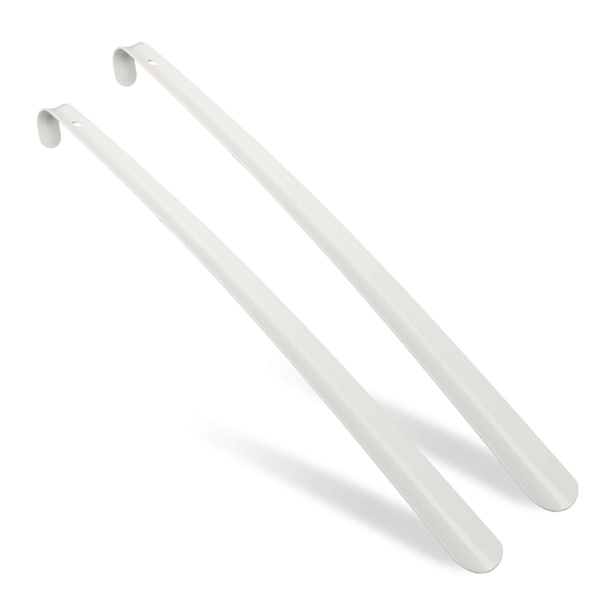 Schuhlöffel Metall 2er-Set Weiss