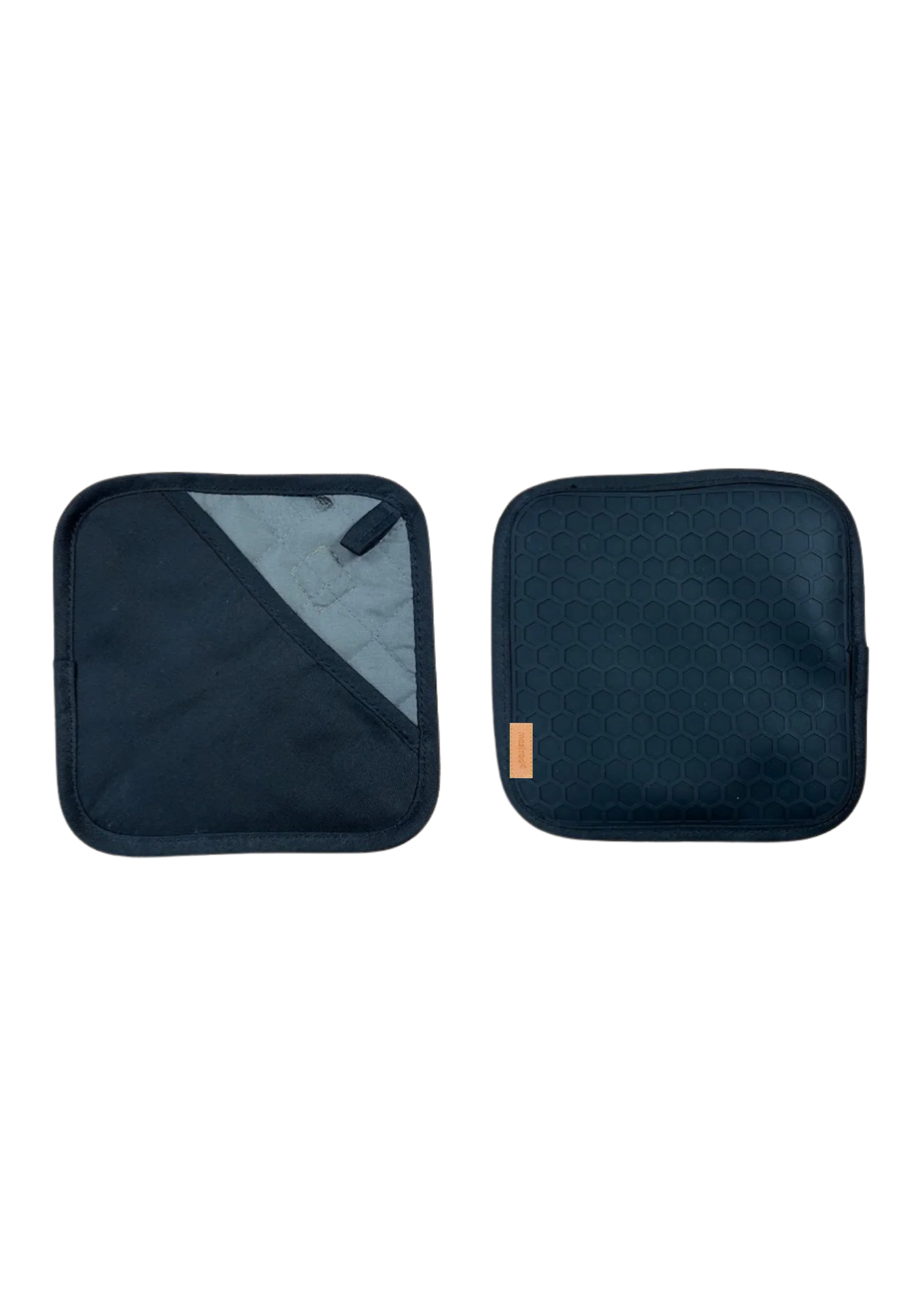 Topflappen schwarz