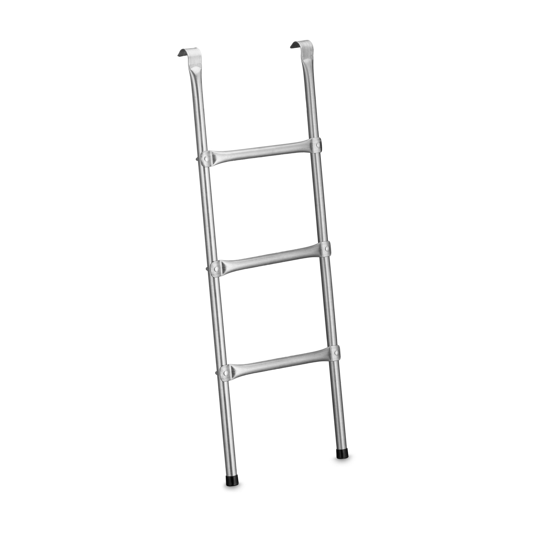 Trampolin Leiter 96cm Silber