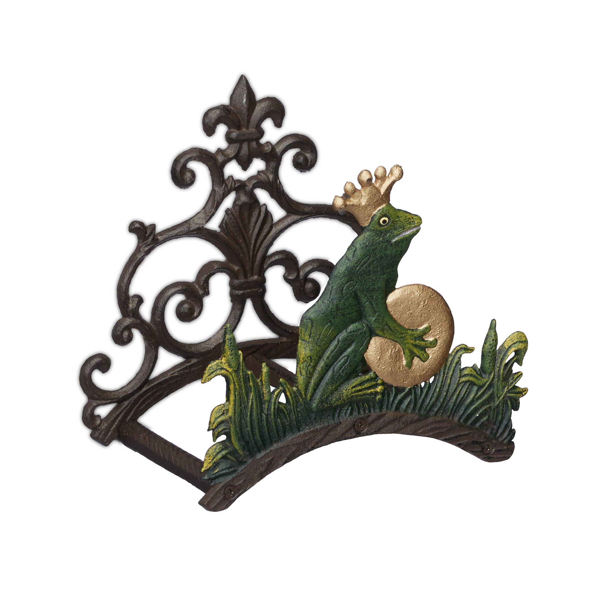 Schlauchhalter Froschkönig Braun-Dunkelgrün-Gold