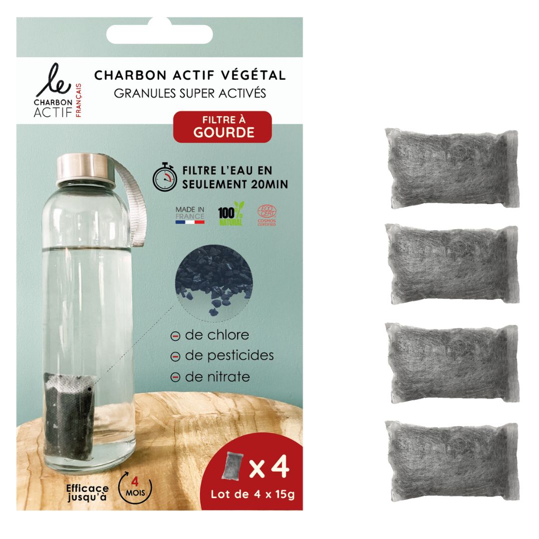 Aktivkohlegranulat 4er Set