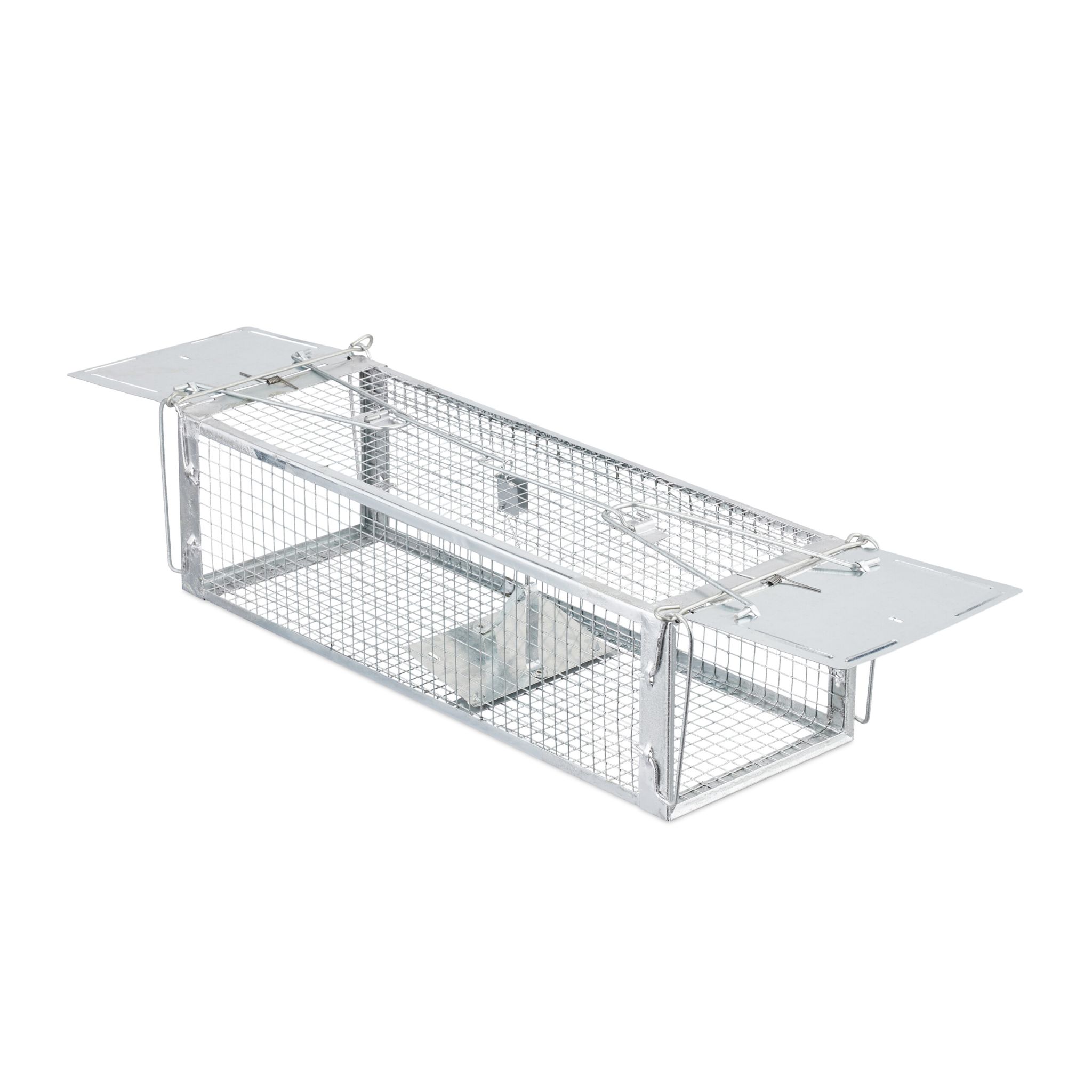 Lebendfalle für Mäuse und Ratten Silber