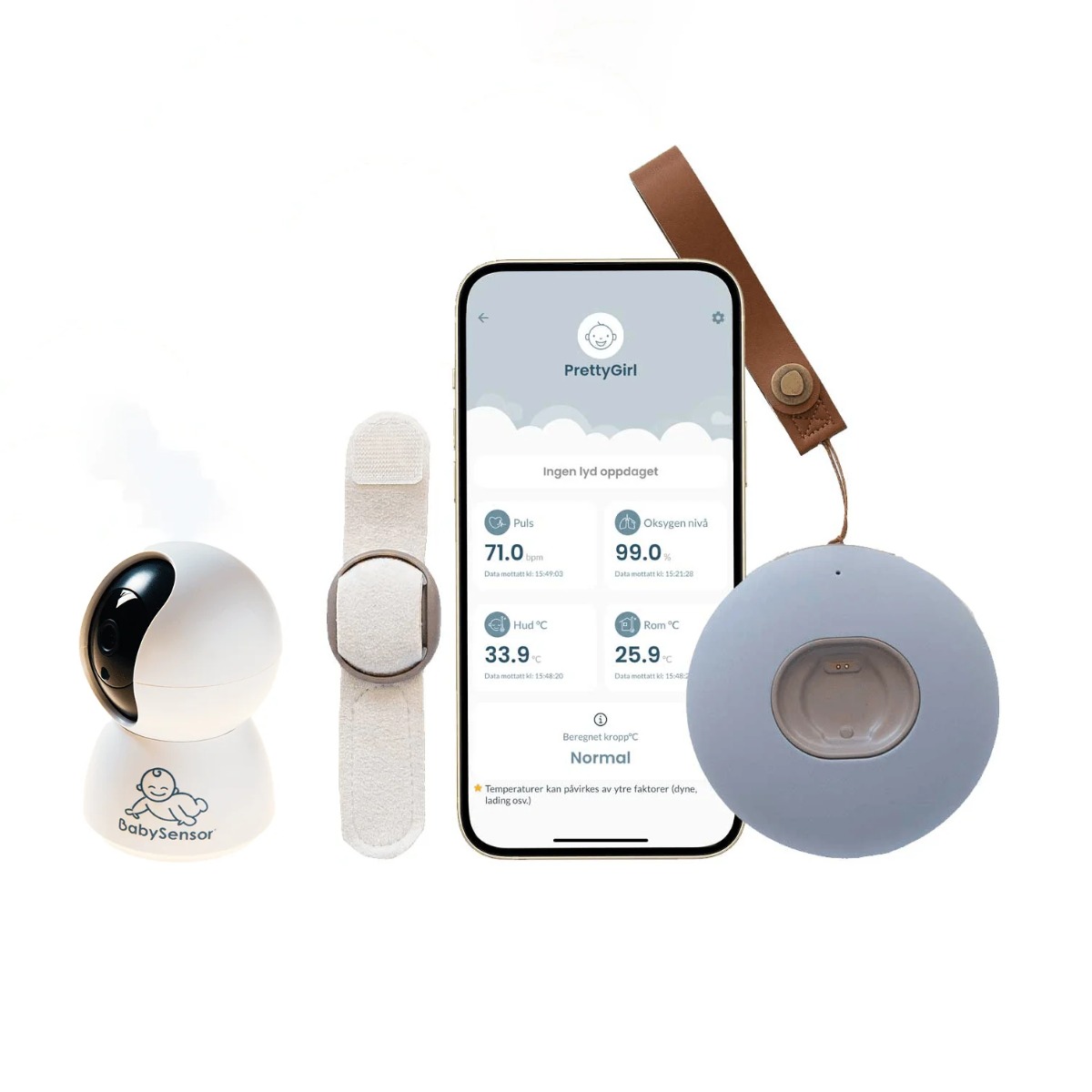 Smart Babymonitor BabySensor Relax mit Kamera