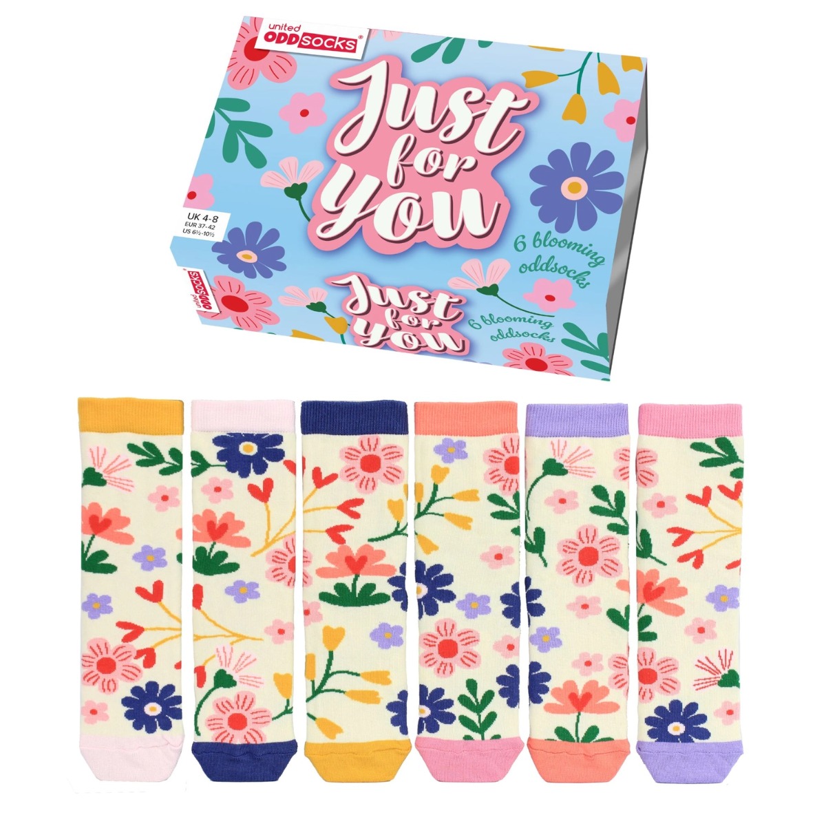 Einzelne Socken im 6er Pack JUST FOR YOU Gr. 37-42