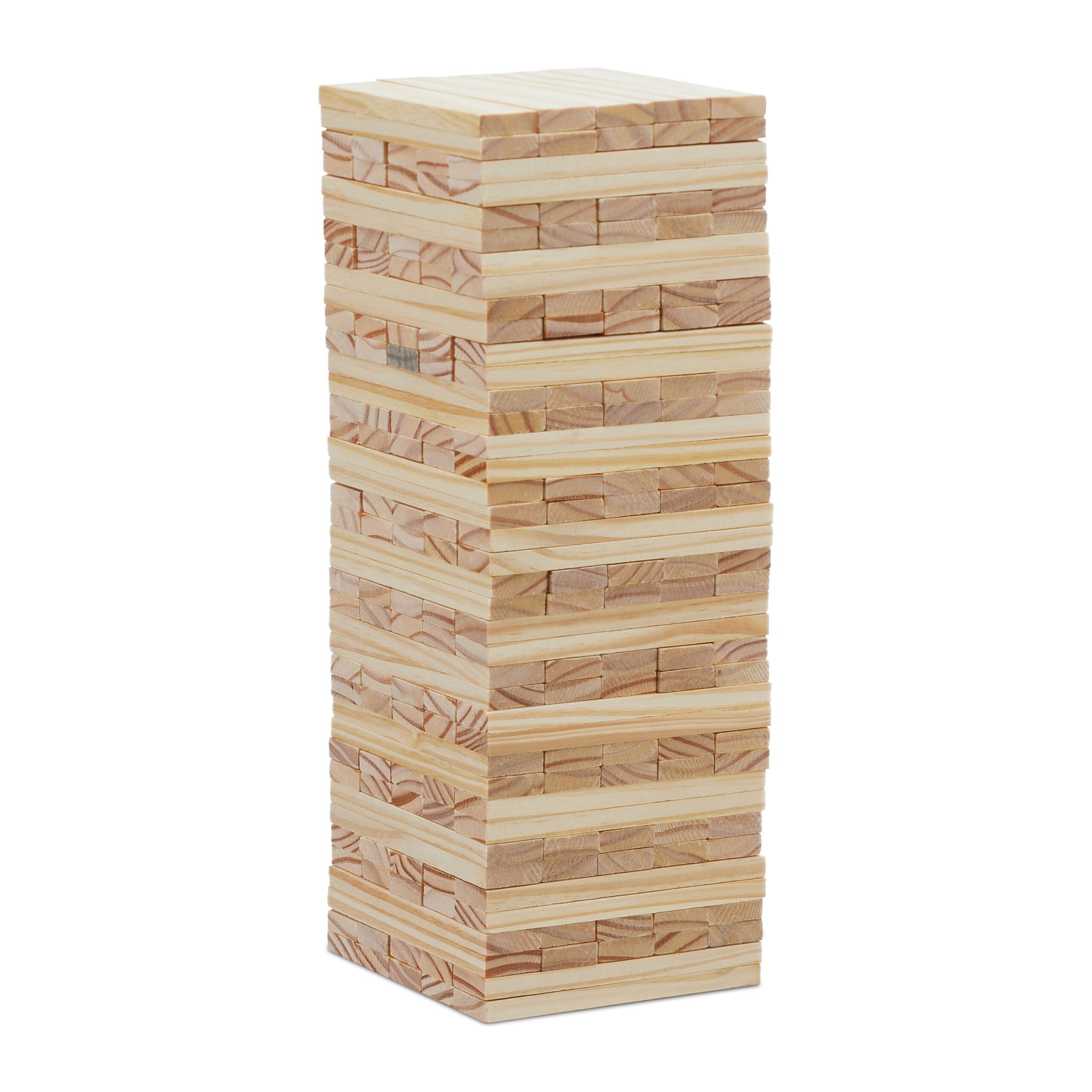 XL Wackelturm Holz Hellbraun