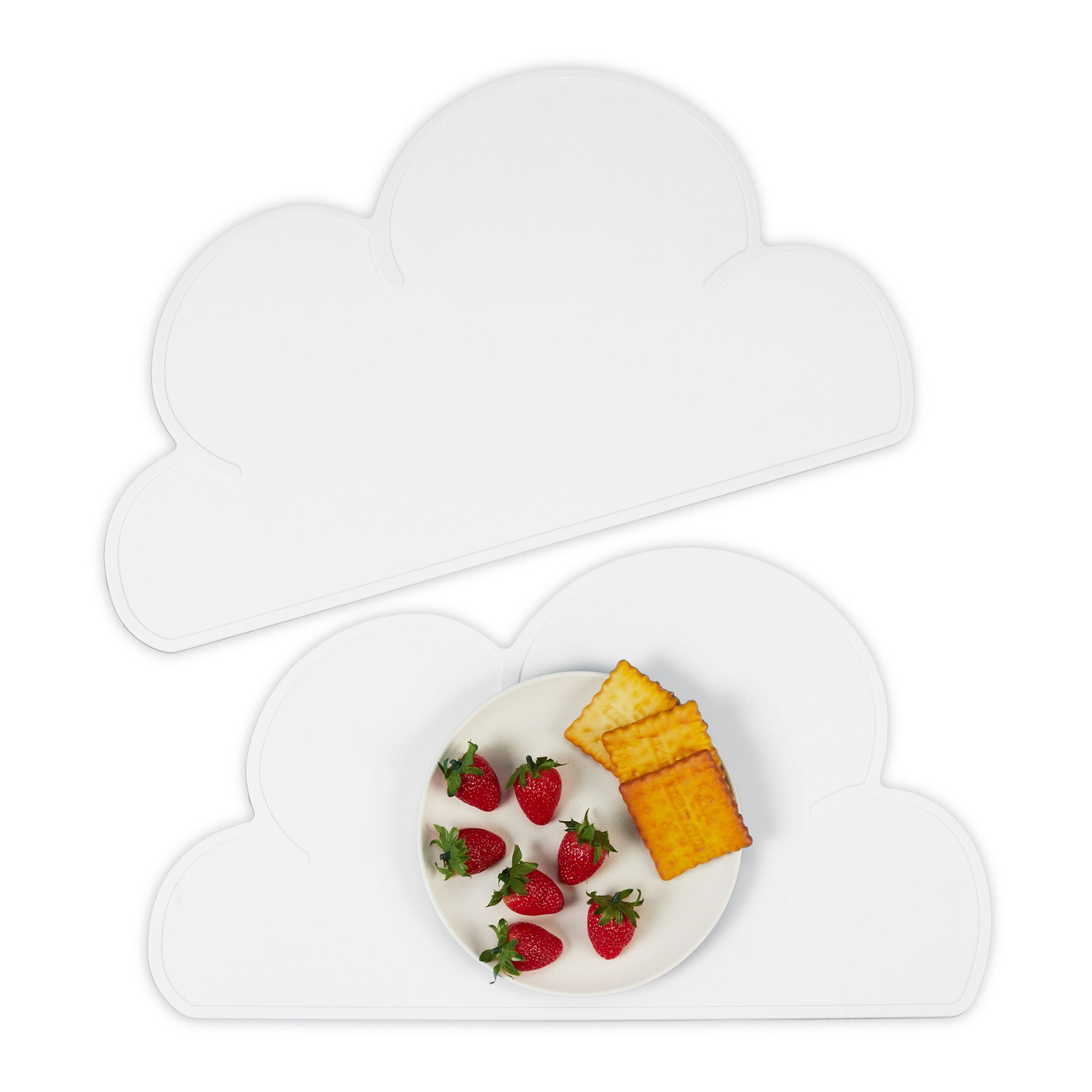 Platzdeckchen Kinder 2er-Set Weiss
