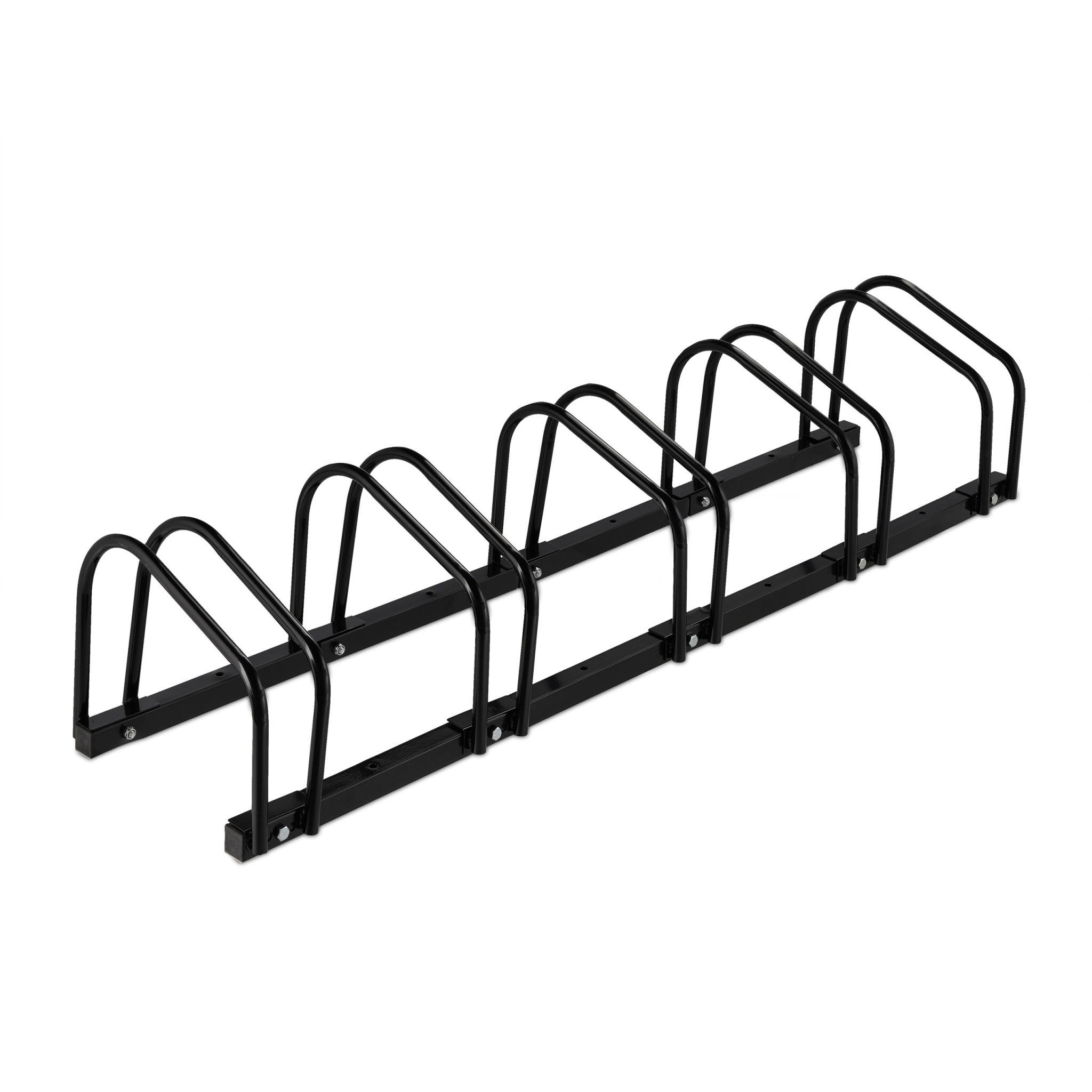 Fahrradständer für 5 Fahrräder Schwarz