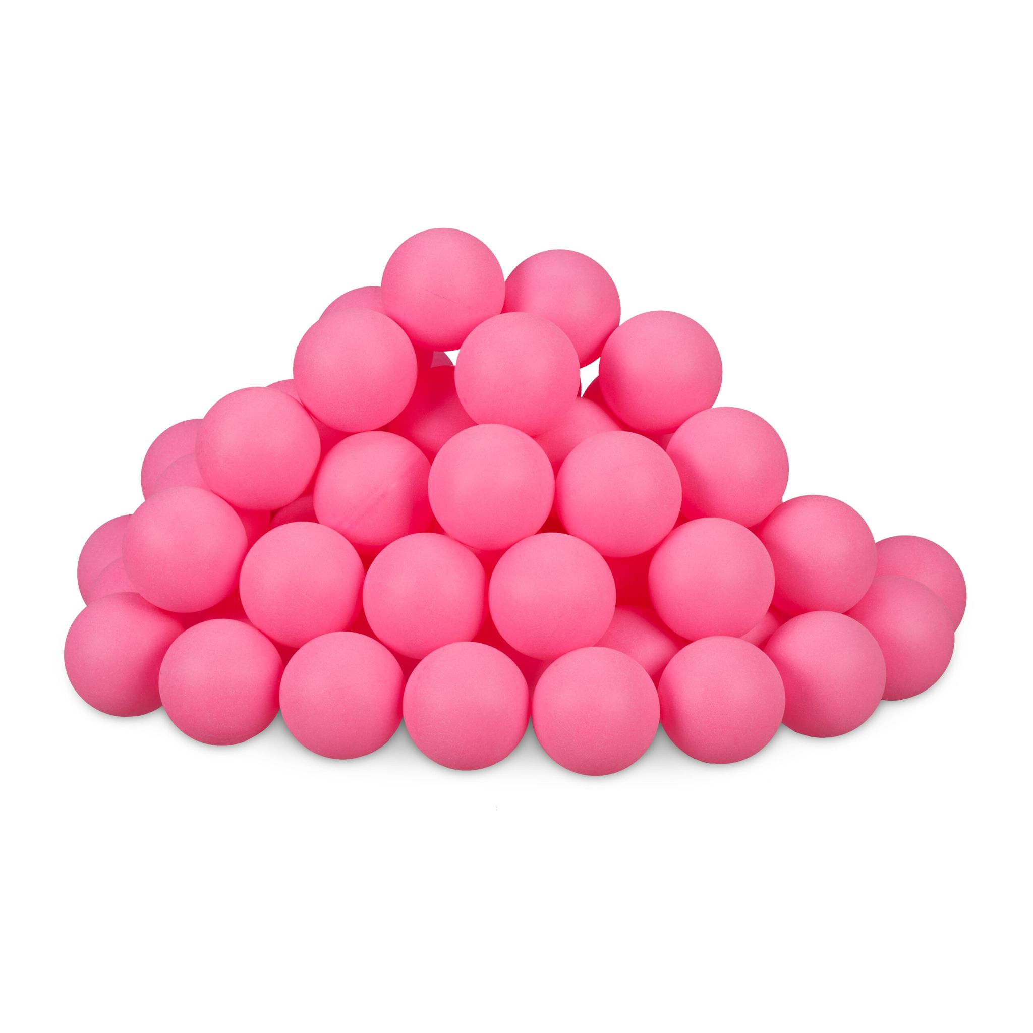 Beer Pong Bälle 100er-Set Pink