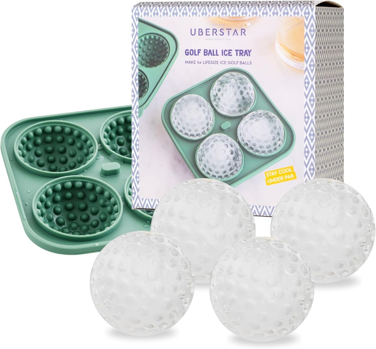 Eiswürfelform Golfbälle