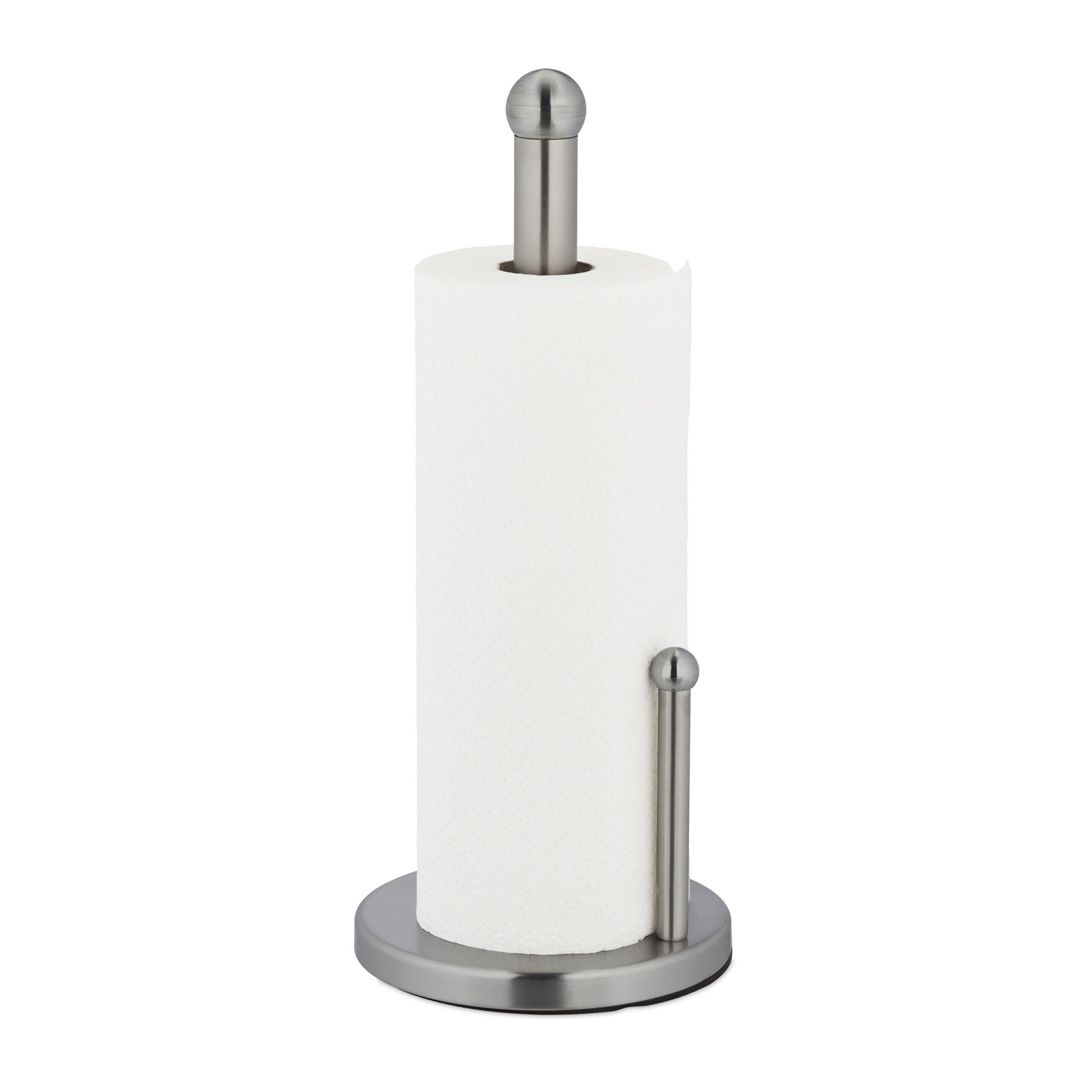 Küchenrollenhalter Edelstahl Silber