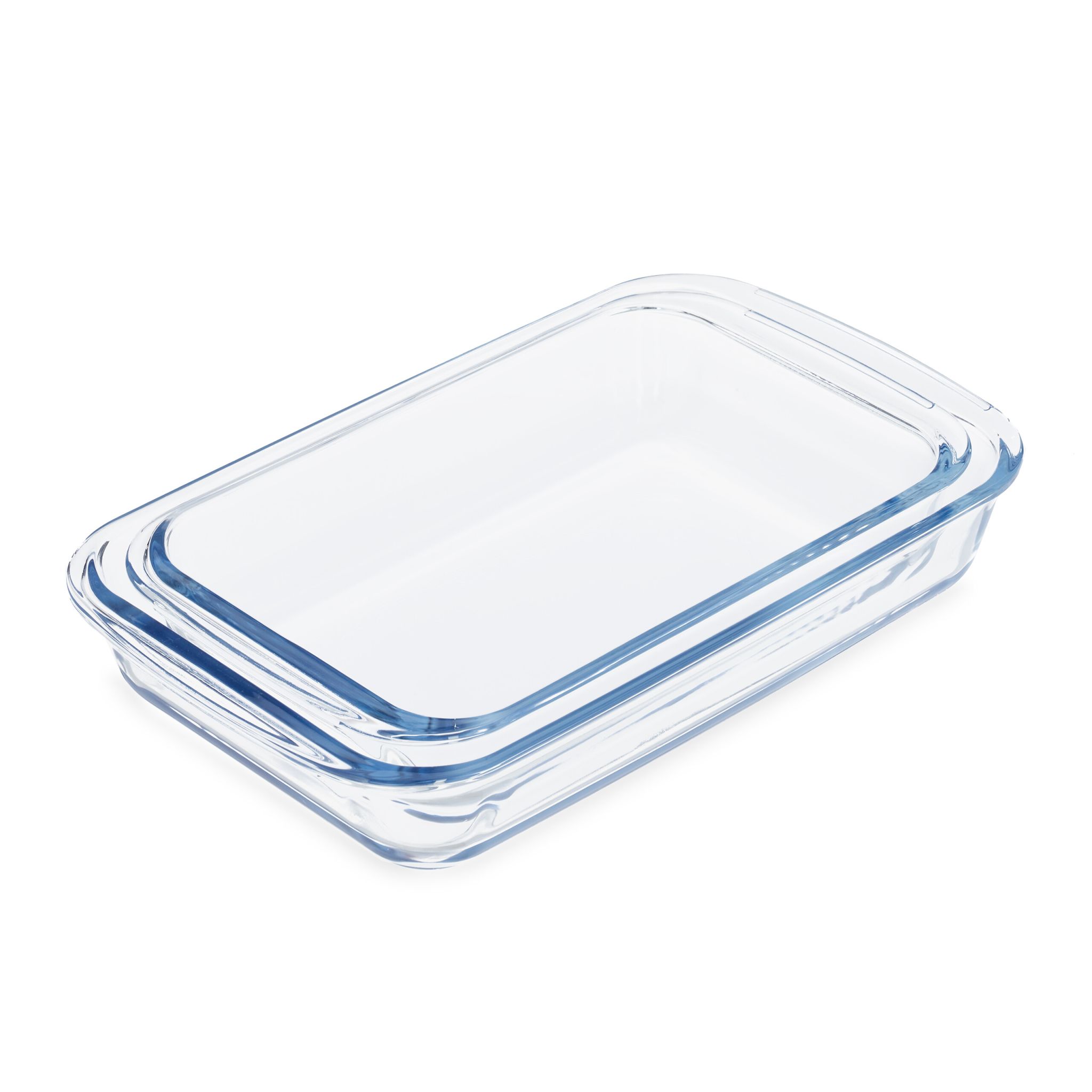 Auflaufform 2er-Set Glas Transparent