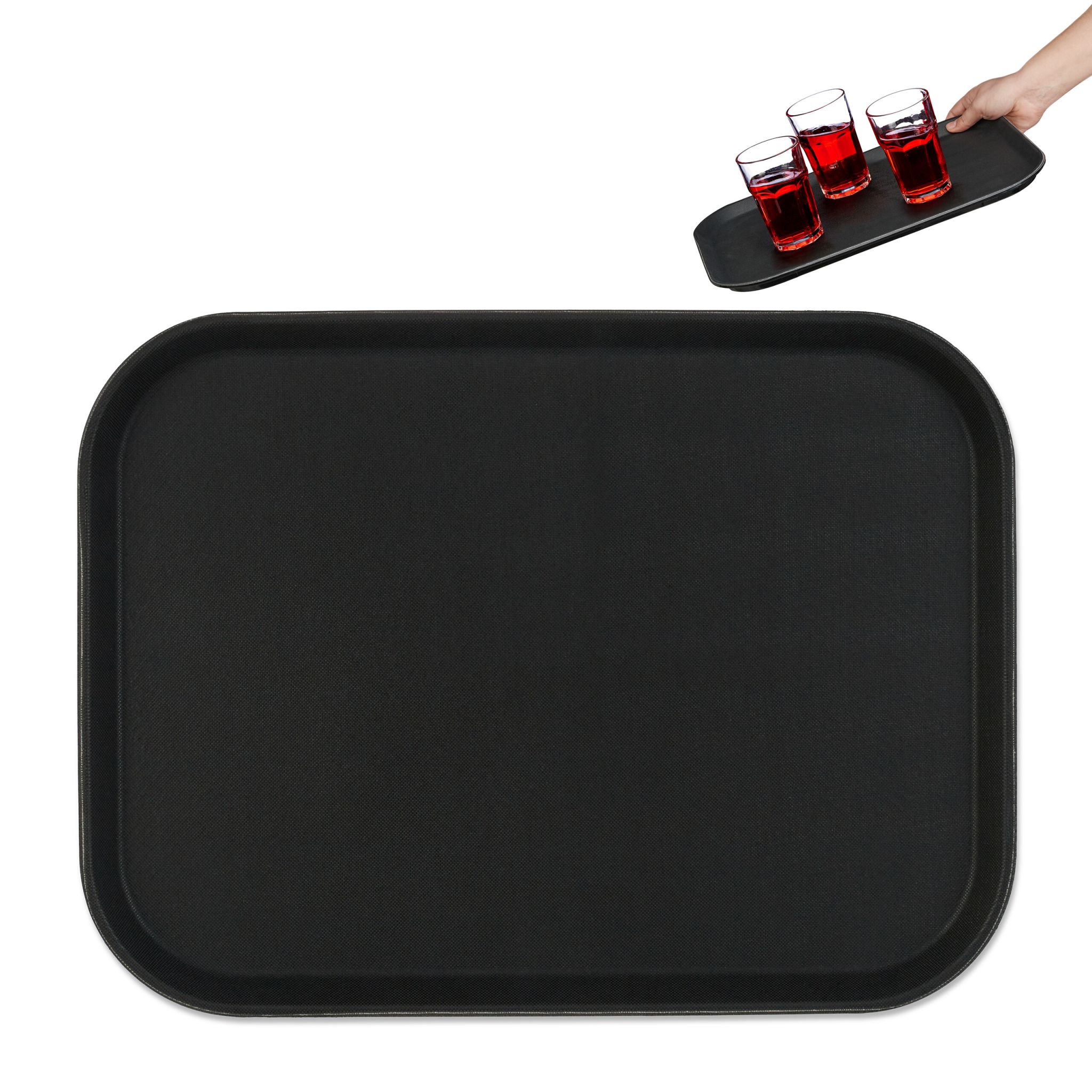 Gastro Serviertablett Schwarz