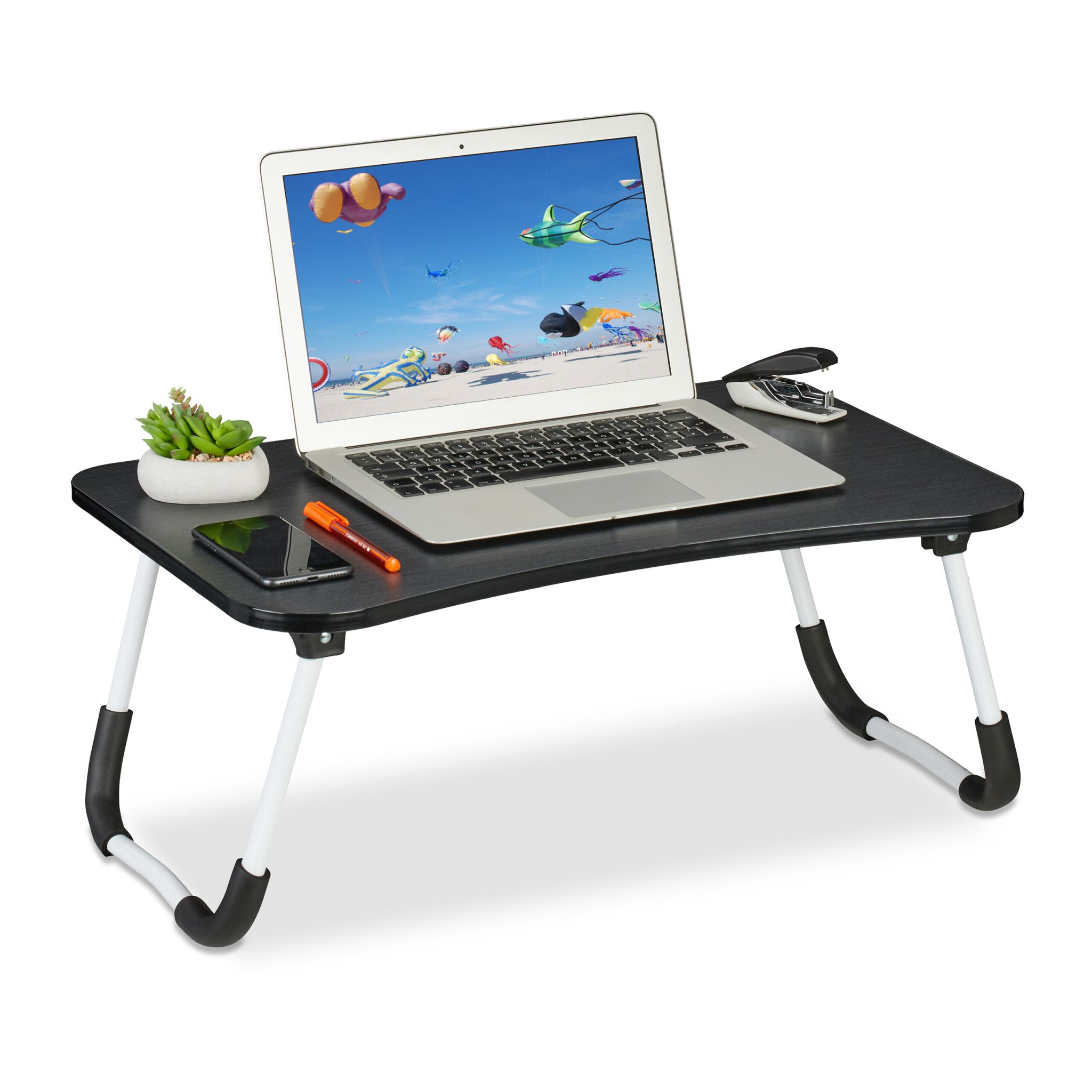 Laptoptisch Weiss-Schwarz