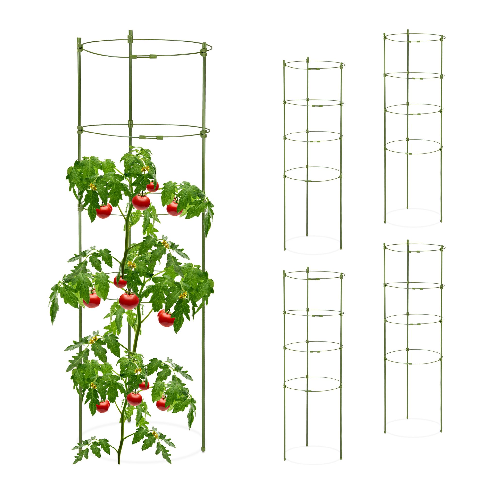 Rankhilfe 5er-Set 90cm Grün