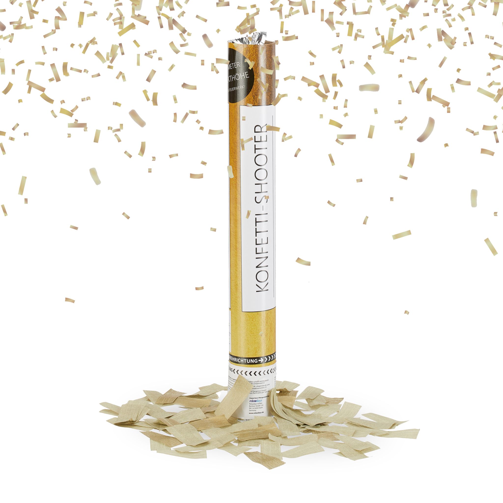 Party Popper Goldregen 40cm Gold