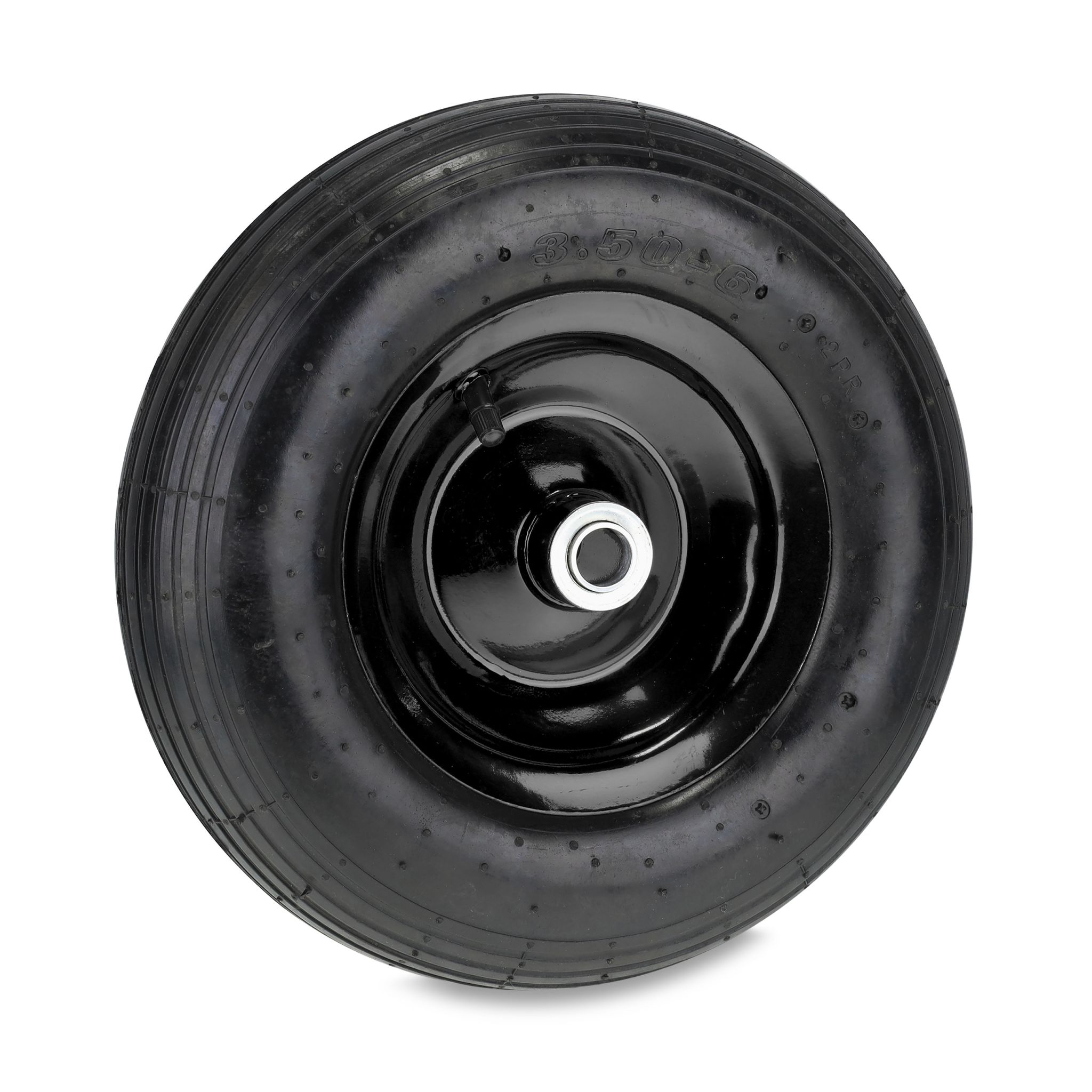 Schubkarrenrad 3.50-6 Schwarz