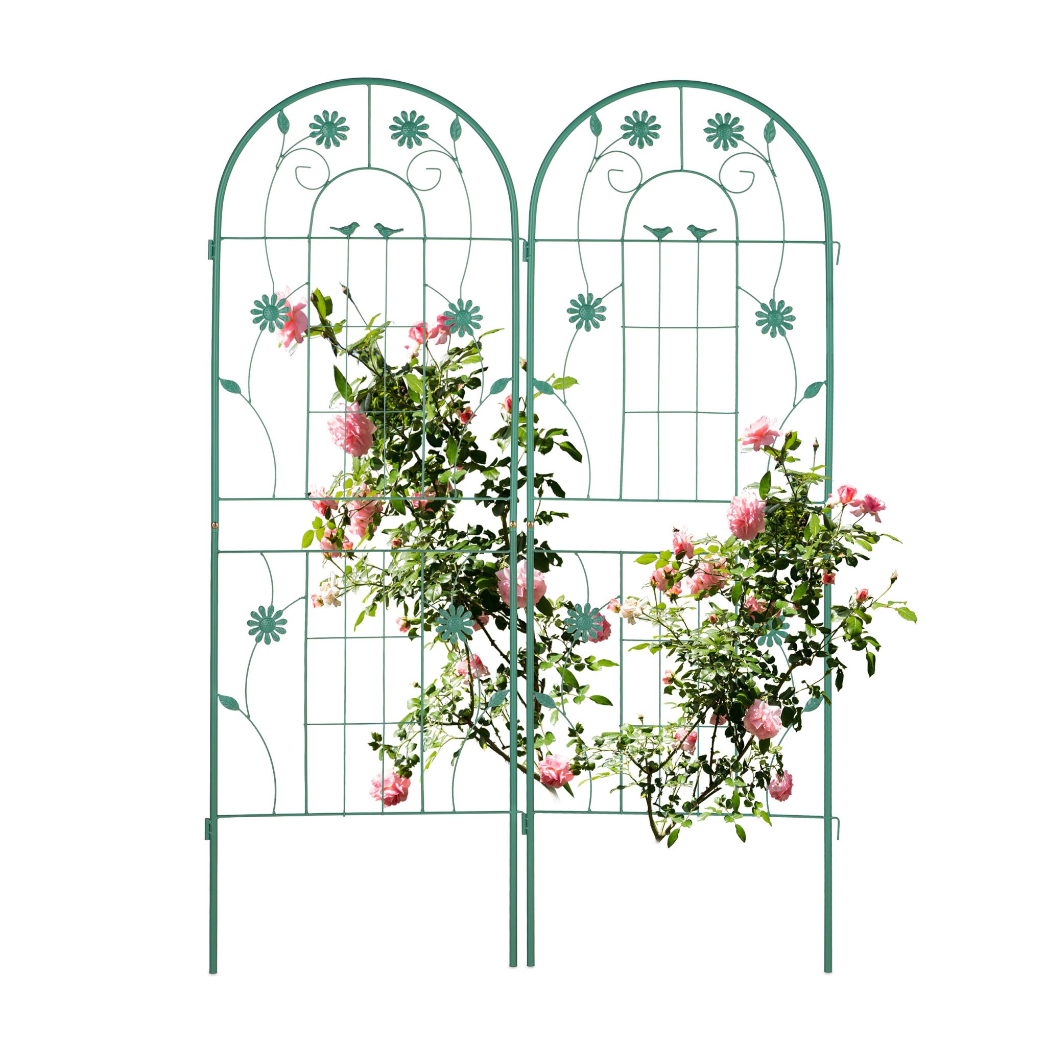 Rankgitter 2er-Set 150cm Grün