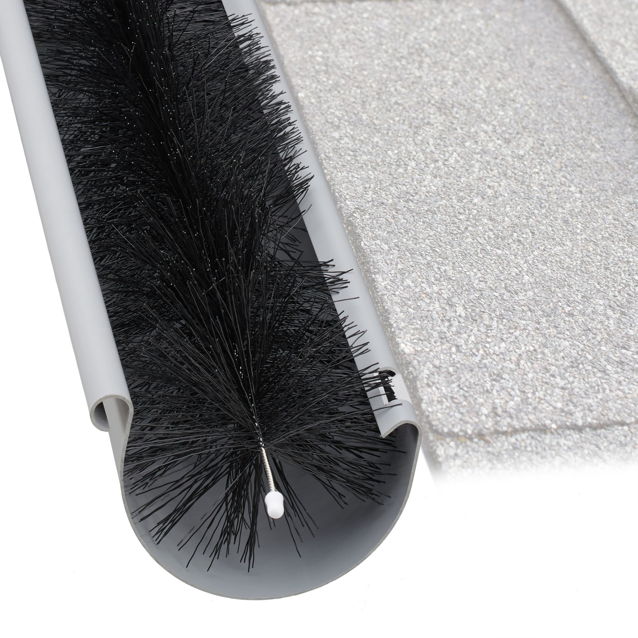 Dachrinnenbürste 10cm Schwarz