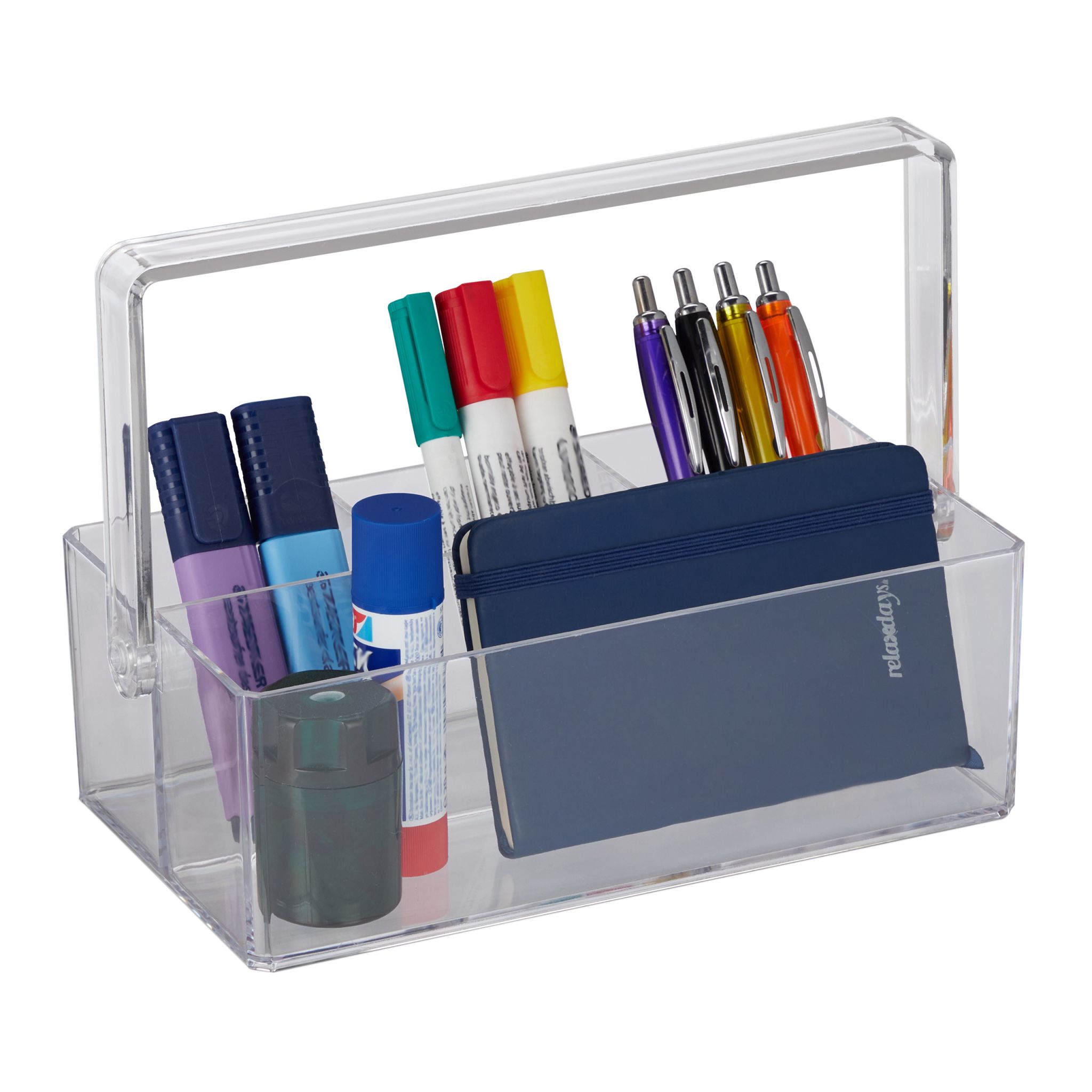 Organizer mit Griff Transparent