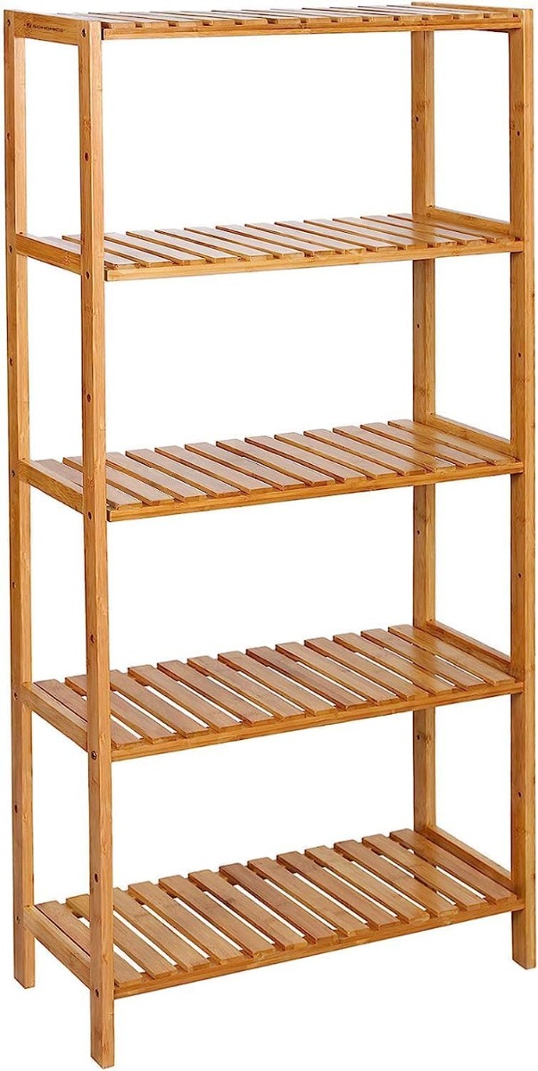 Bambusregal verstellbar 5 Ebenen