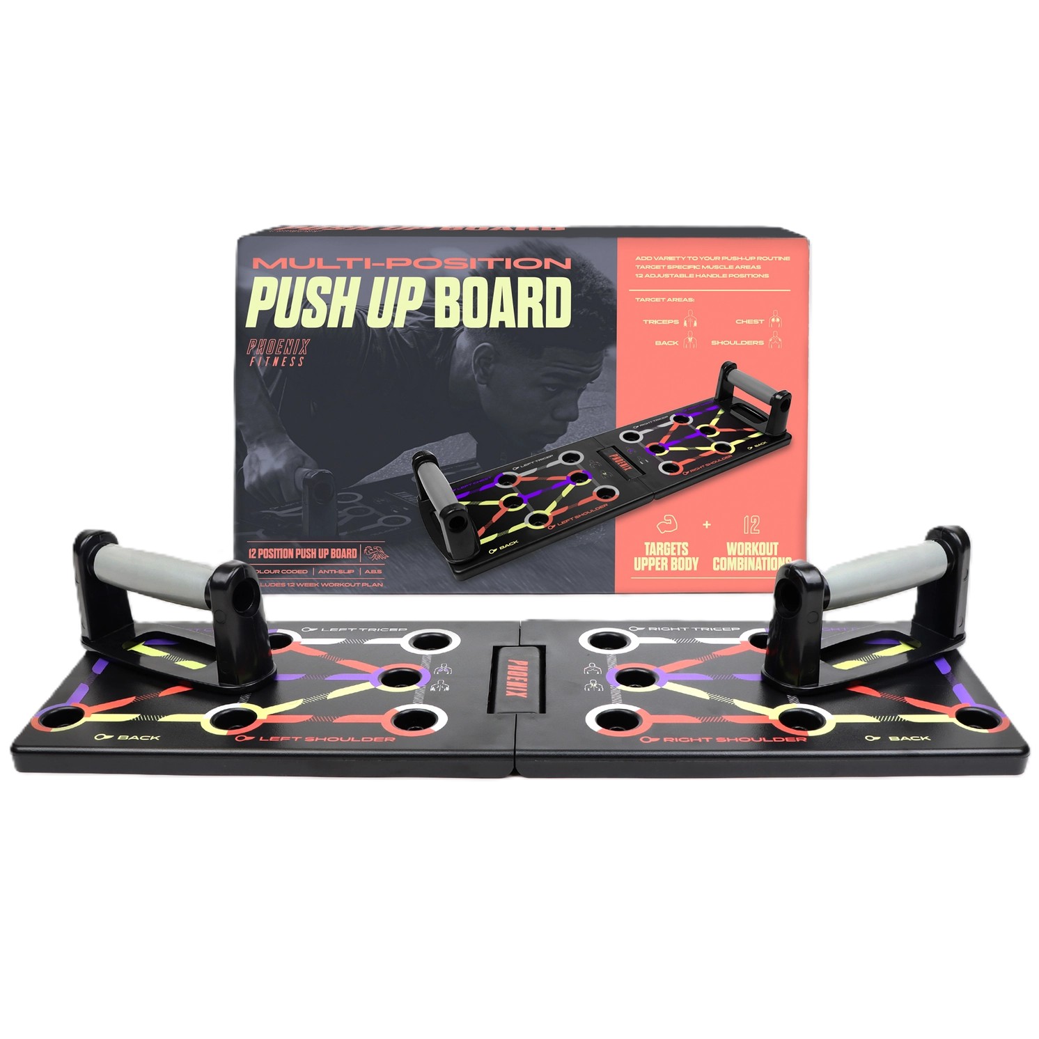 Push-Up Brett Mit Verstellbaren Griffen