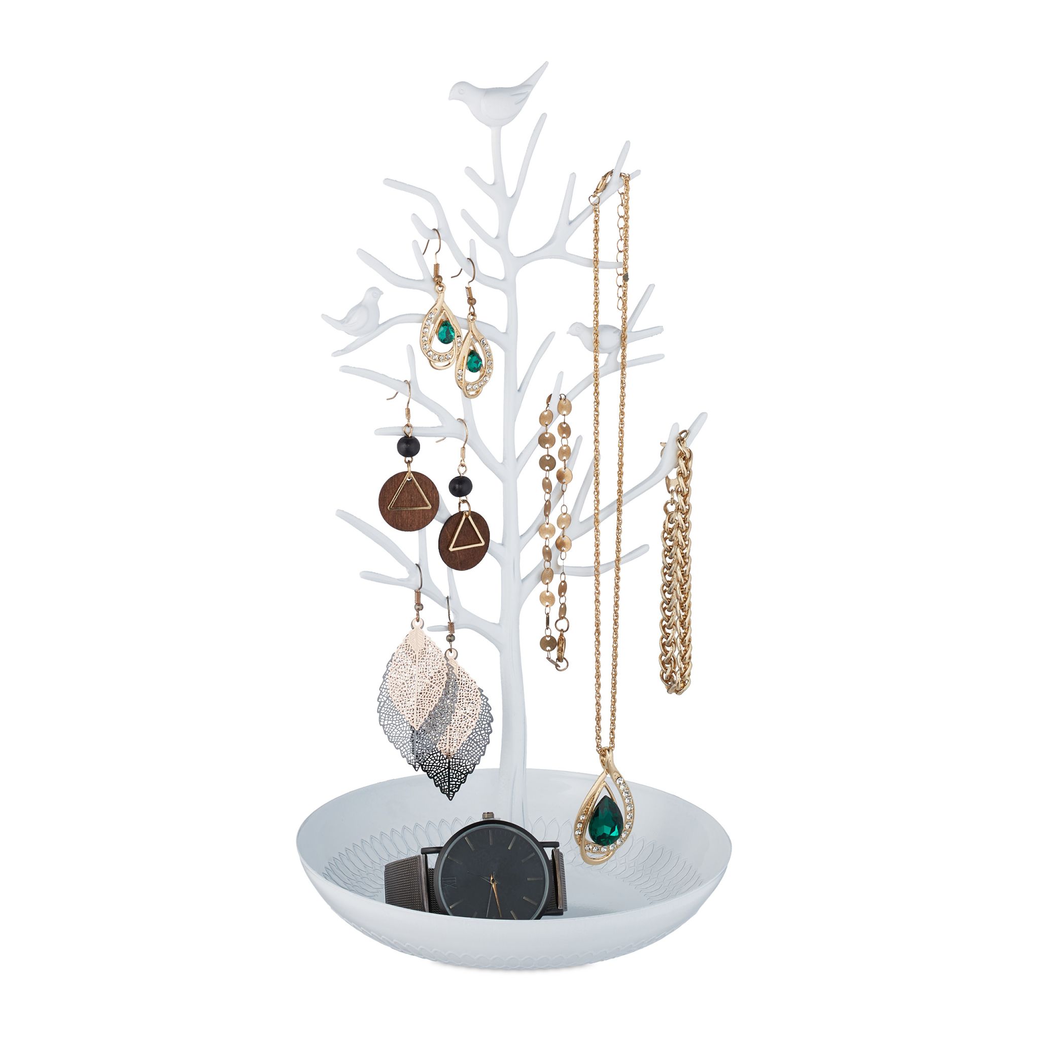 Schmuckständer Baum Weiss