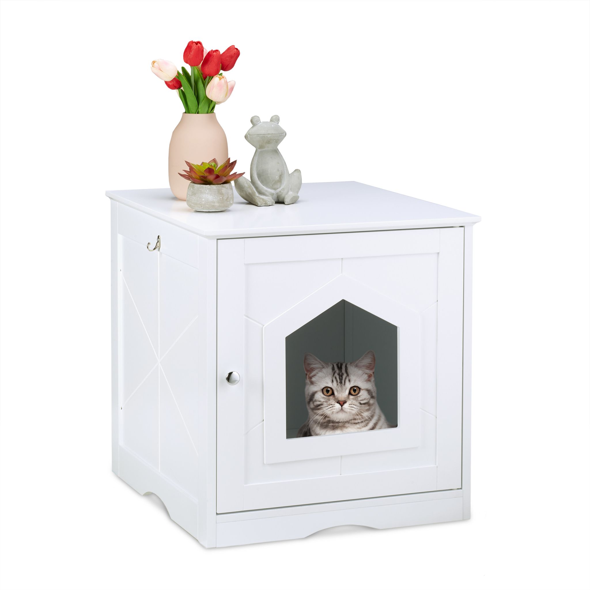 Katzenschrank weiss Weiss