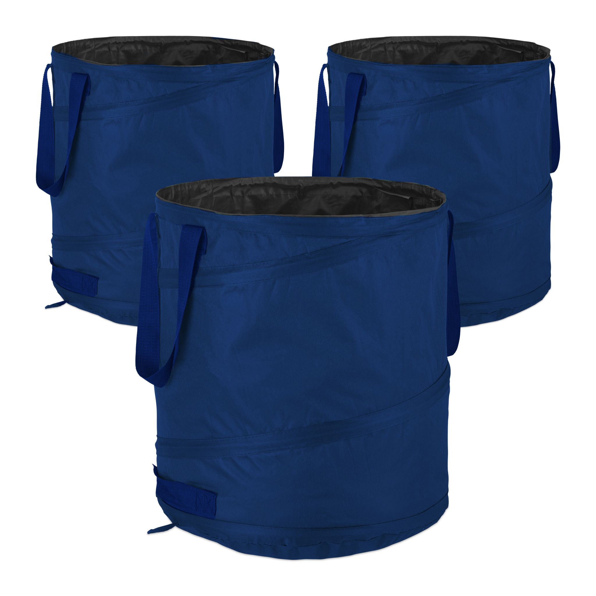 Pop Up Laubsack 85 L 3er-Set Blau