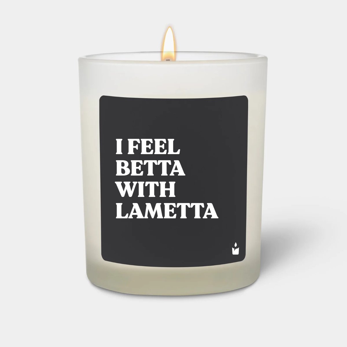 Duftkerze Flowery I feel betta with lametta