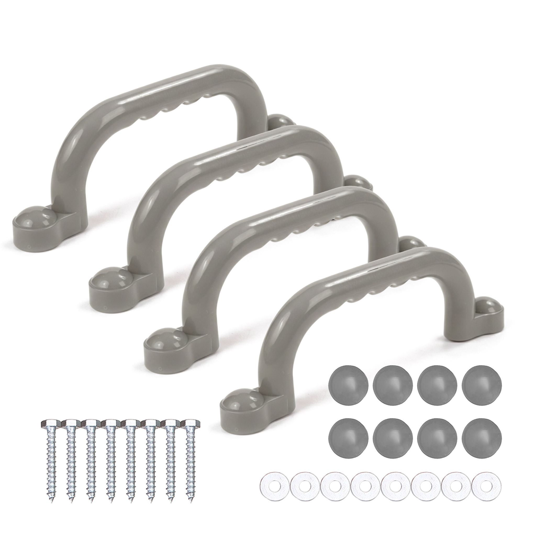 Klettergerüst-Griffe Set Grau