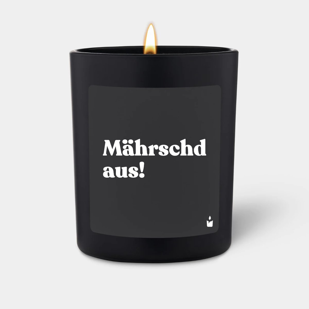 Duftkerze Schwarz Woody Mährschd aus!