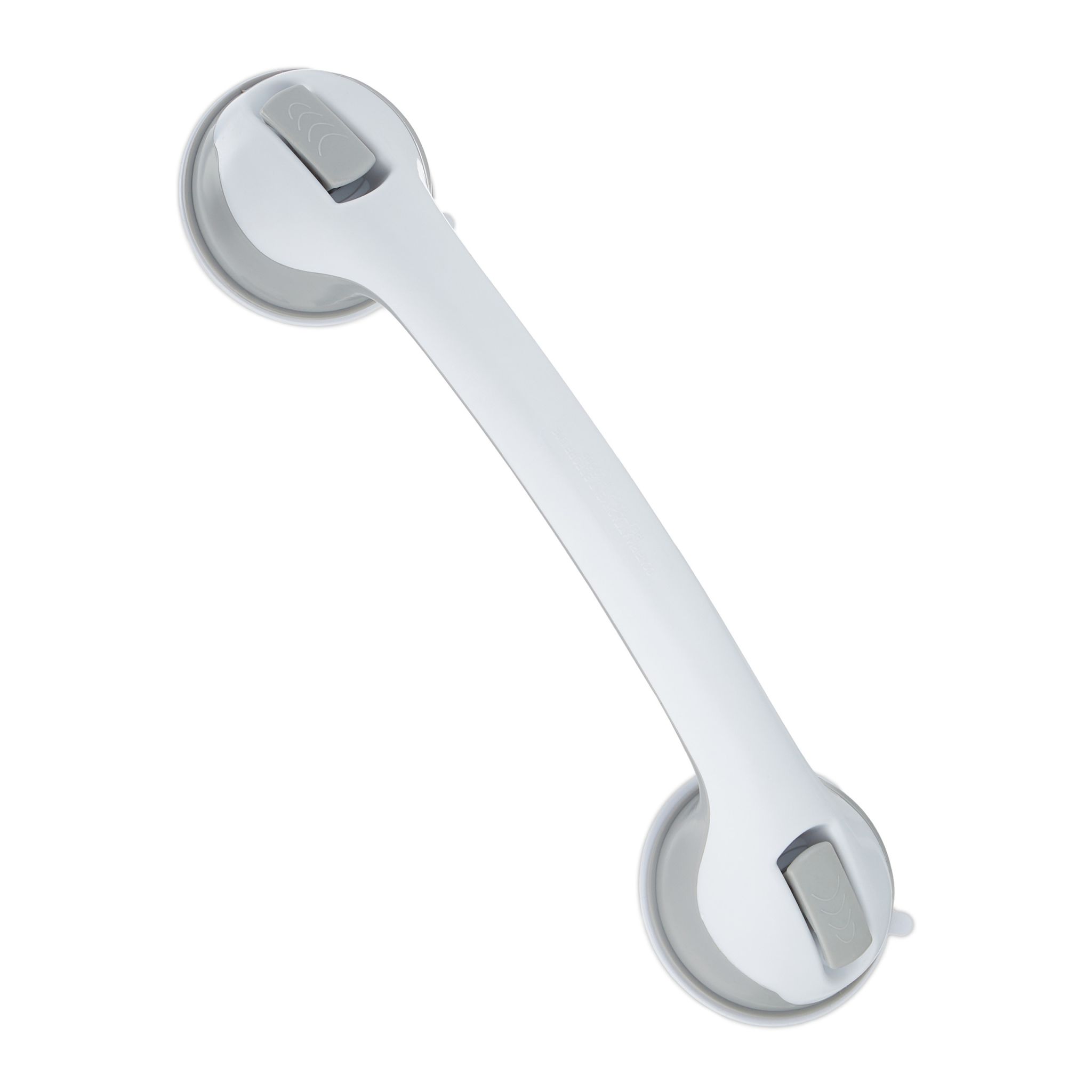 Haltegriff mit Saugnapf Weiss-Grau