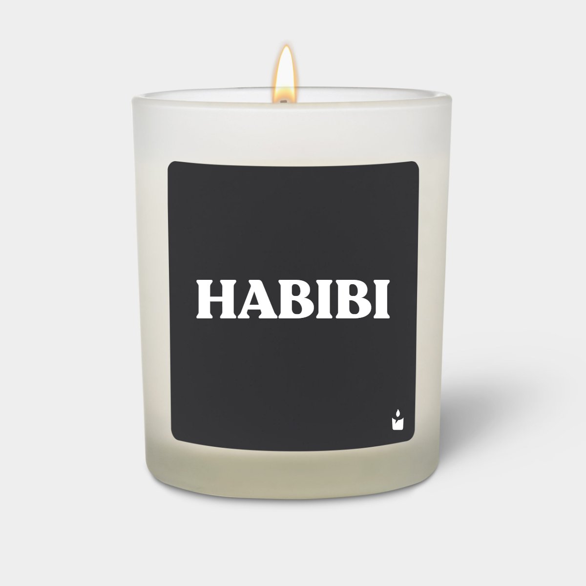 Duftkerze Weiss Woody HABIBI