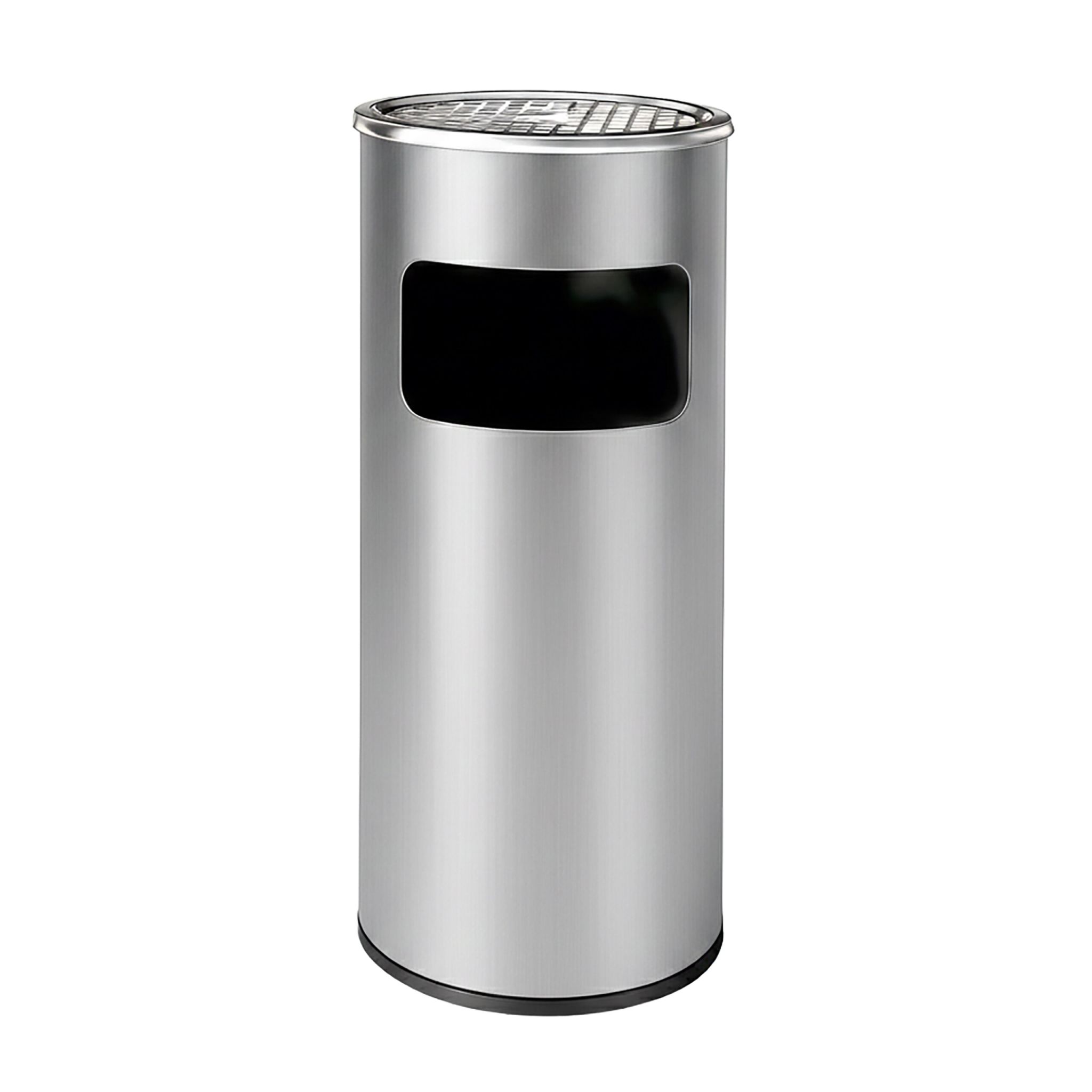 Standaschenbecher mit Inneneimer 30L Silber